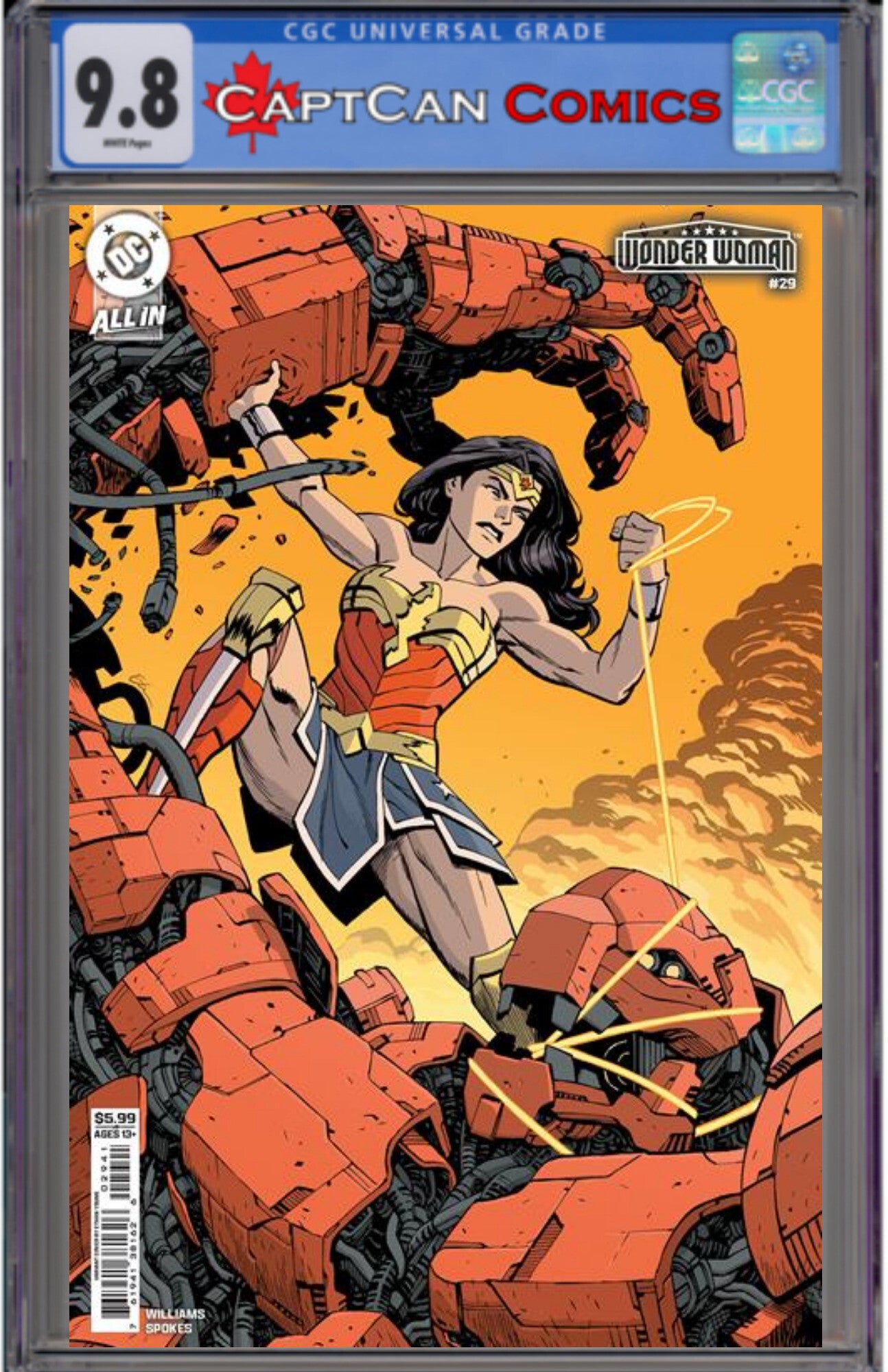 WONDER WOMAN #29 CVR D ETHAN YOUNG CARD STOCK VAR