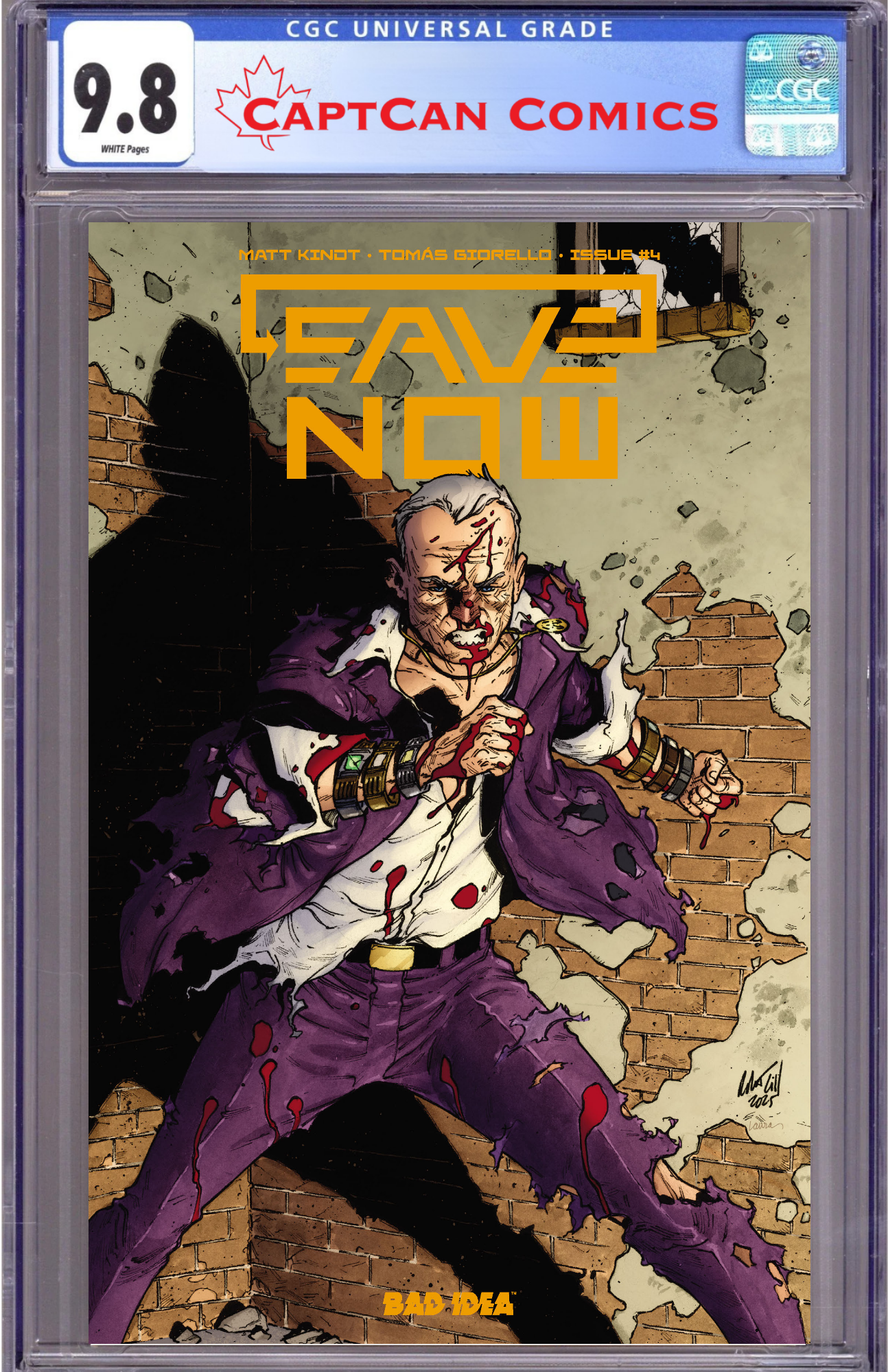 SAVE NOW #4 (OF 4) CVR A ROBERT GILL