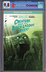 UNIVERSAL MONSTERS CREATURE FROM THE BLACK LAGOON LIVES BLACK & WHITE SPECIAL #1 (OF 2) CVR A MATTHEW ROBERTS thumbnail