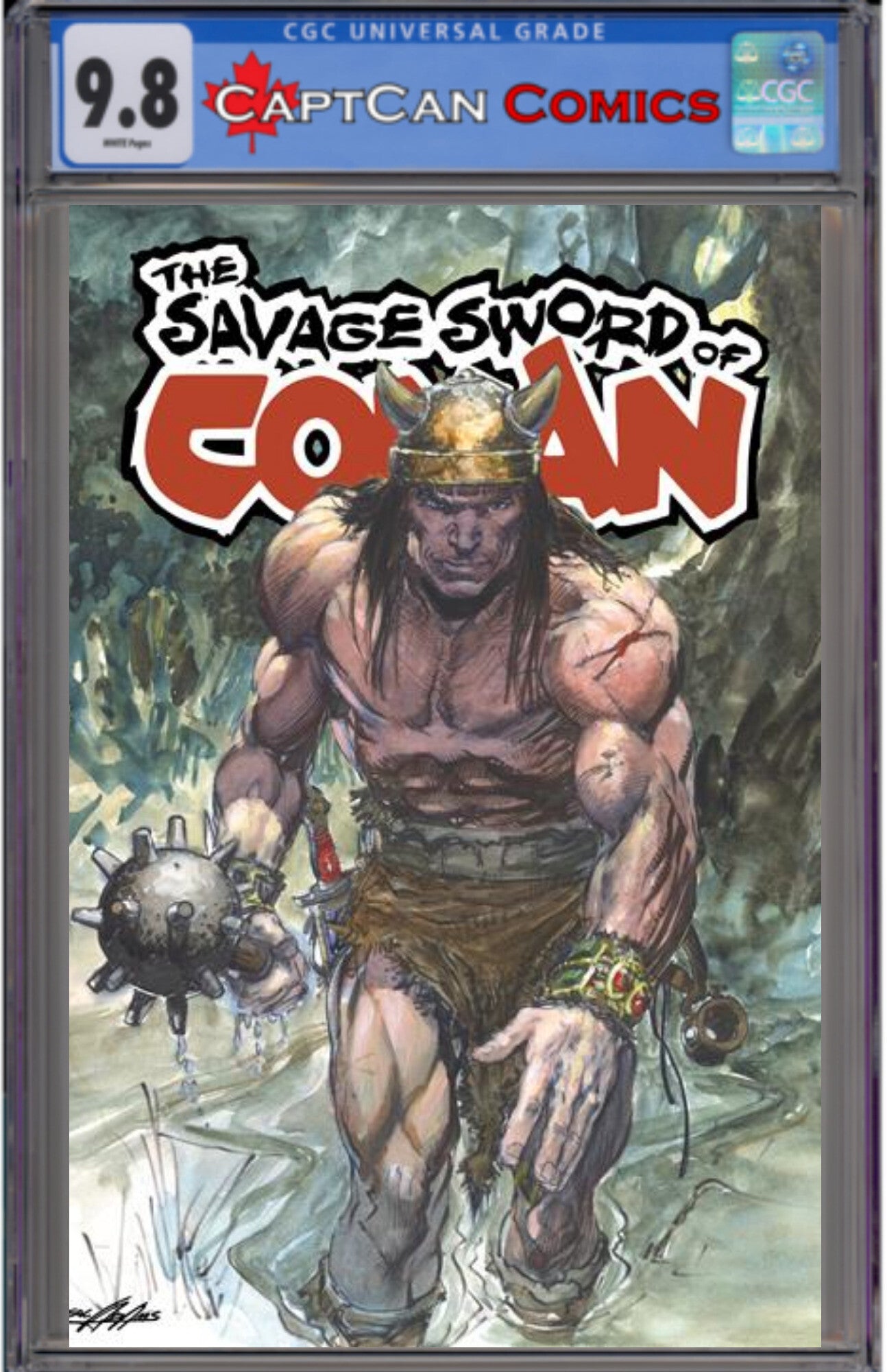 SAVAGE SWORD OF CONAN #9 CVR A NEAL ADAMS (MR)