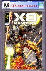 X-O MANOWAR BLACK, WHITE & GOLD #1 VARIANT B (QUESADA BLACK, WHITE & GOLD VARIANT) thumbnail
