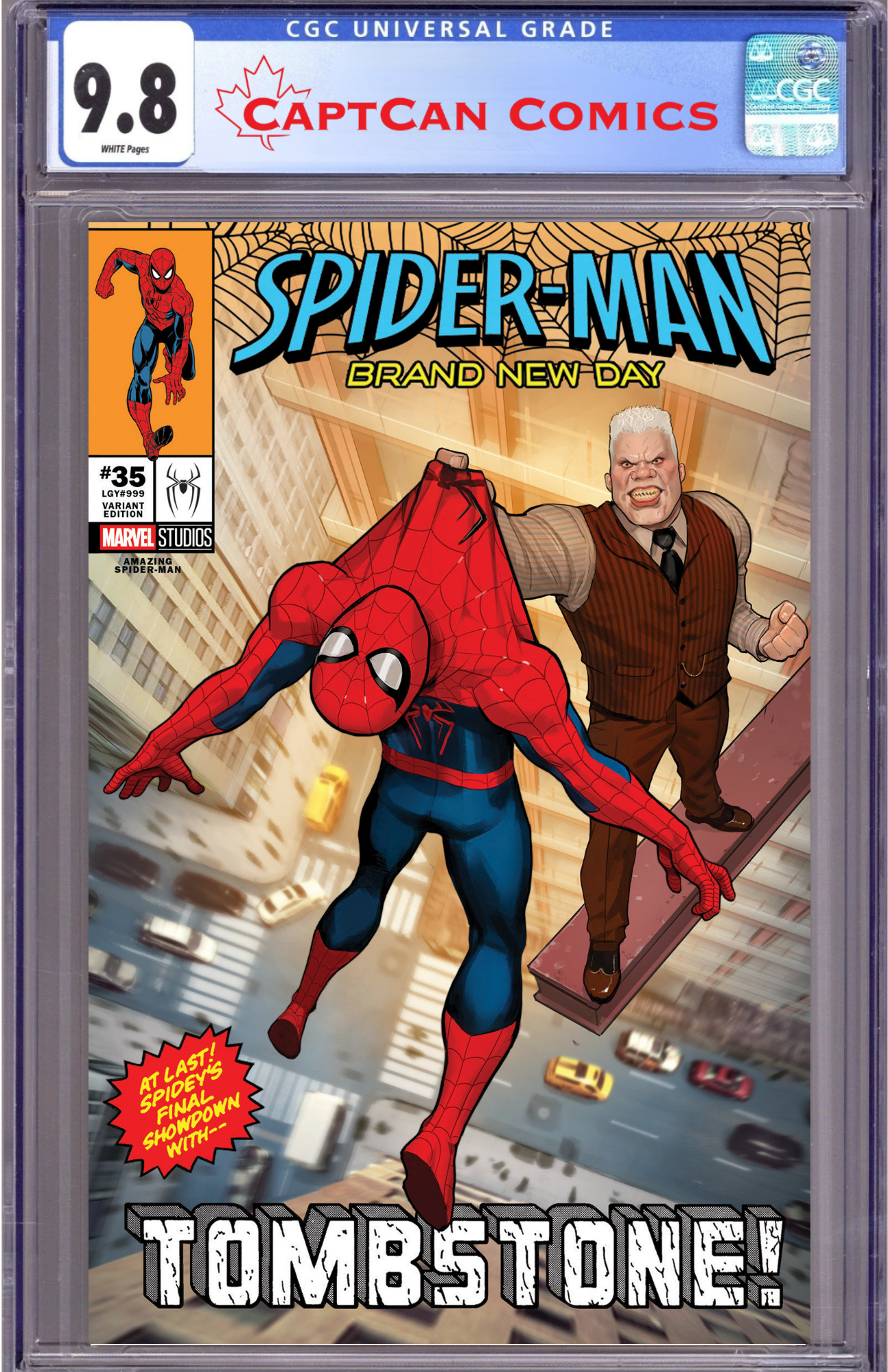 AMAZING SPIDER-MAN #35 DAVID NAKAYAMA SPIDER-MAN: BRAND NEW DAY MARVEL STUDIOS VARIANT