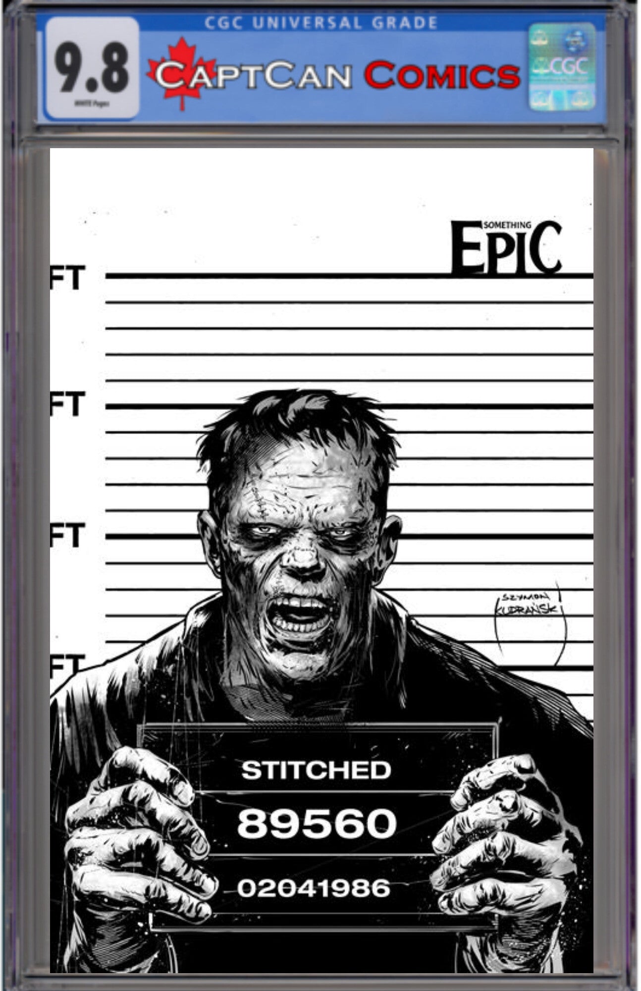 SOMETHING EPIC #15 CVR C SZYMON KUDRANSKI RAW ART VAR