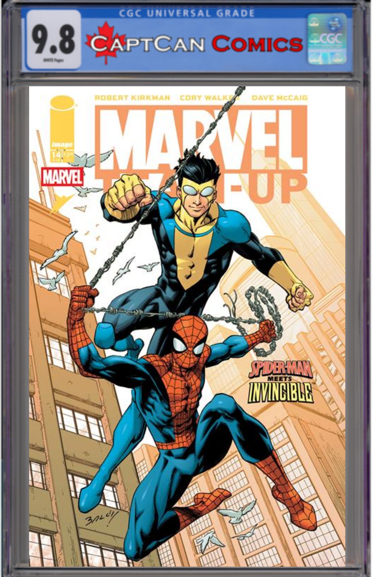 MARVEL TEAMUP #14 FACSIMILE EDITION CVR E MARK BAGLEY & DAVE MCCAIG VAR