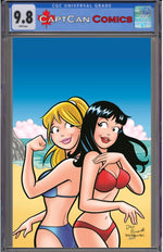 ARCHIE COMICS 85TH ANNIVERSARY PRESENTS BETTY & VERONICA SWIMSUIT SPECIAL (ONE SHOT) CVR D DAN PARENT RICH KOSLOWSKI FOIL FULL ART VAR thumbnail