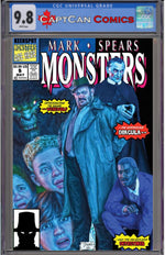 MARK SPEARS MONSTERS #5 CVR D MARK SPEARS BAGGED WITH TRADING CARD NEW MUTANTS #98 HOMAGE VAR thumbnail