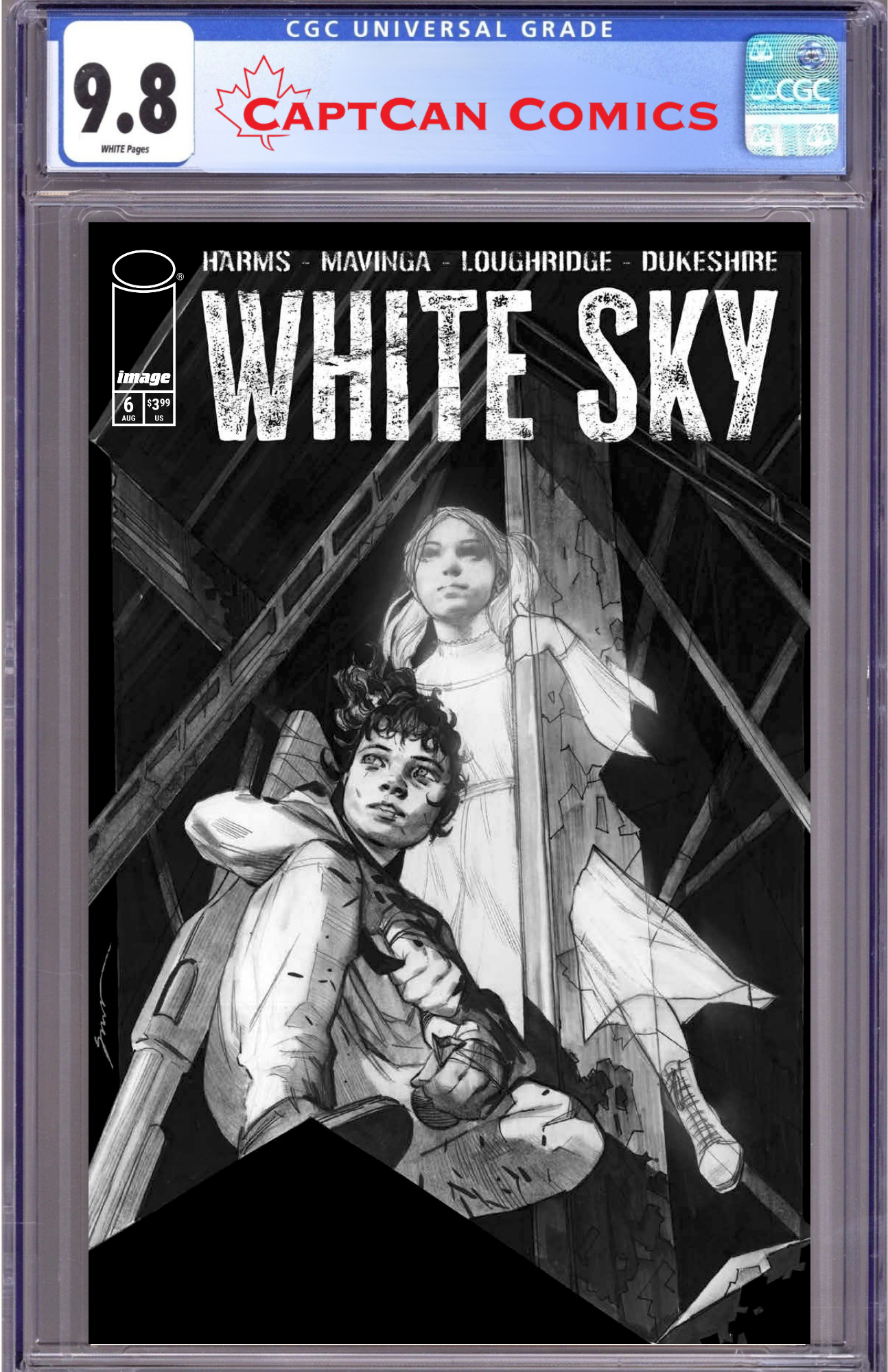 WHITE SKY #6 CVR D ELIZA IVANOVA B&W VAR (MR)