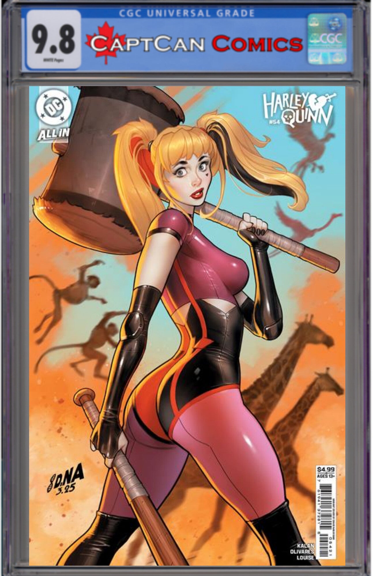 HARLEY QUINN #54 CVR B DAVID NAKAYAMA CARD STOCK VAR