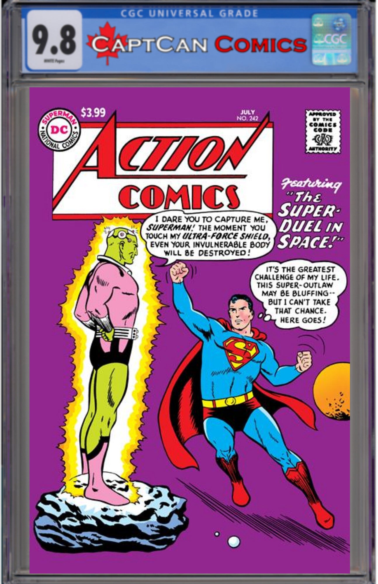 ACTION COMICS #242 FACSIMILE EDITION CVR A CURT SWAN