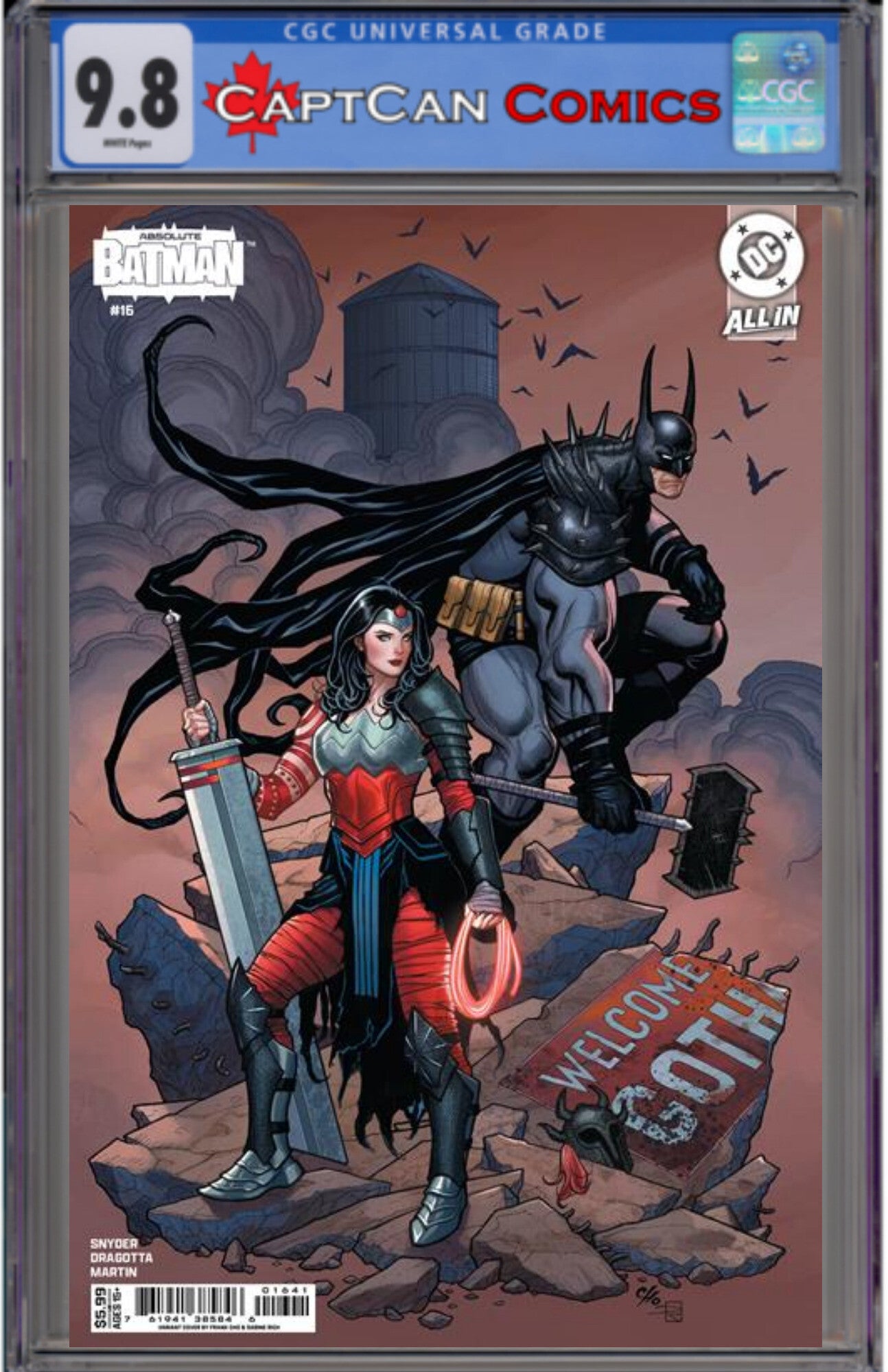 ABSOLUTE BATMAN #16 CVR D FRANK CHO CARD STOCK VAR