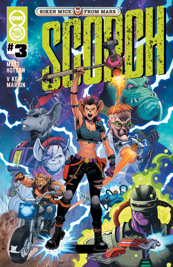 BIKER MICE FROM MARS SCORCH #3 CVR B JORDI TARRAGONA VAR