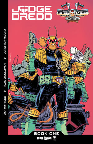 JUDGE DREDD/BIKER MICE FROM MARS #1 COVER C ANDREW KRAHNKE VAR