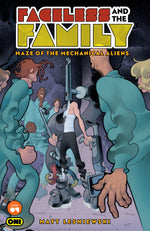 FACELESS AND THE FAMILY MAZE OF THE MECHANICAL ALIENS #4 CVR A MATT LESNIEWSKI thumbnail