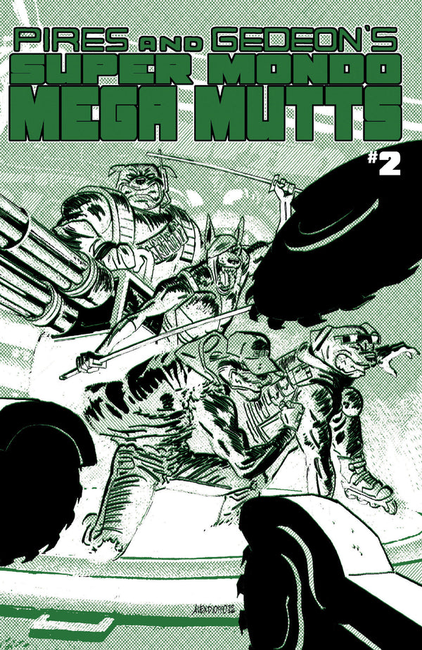 SUPER MONDO MEGA MUTTS #2 CVR B ALEX DIOTTO HOMAGE VAR