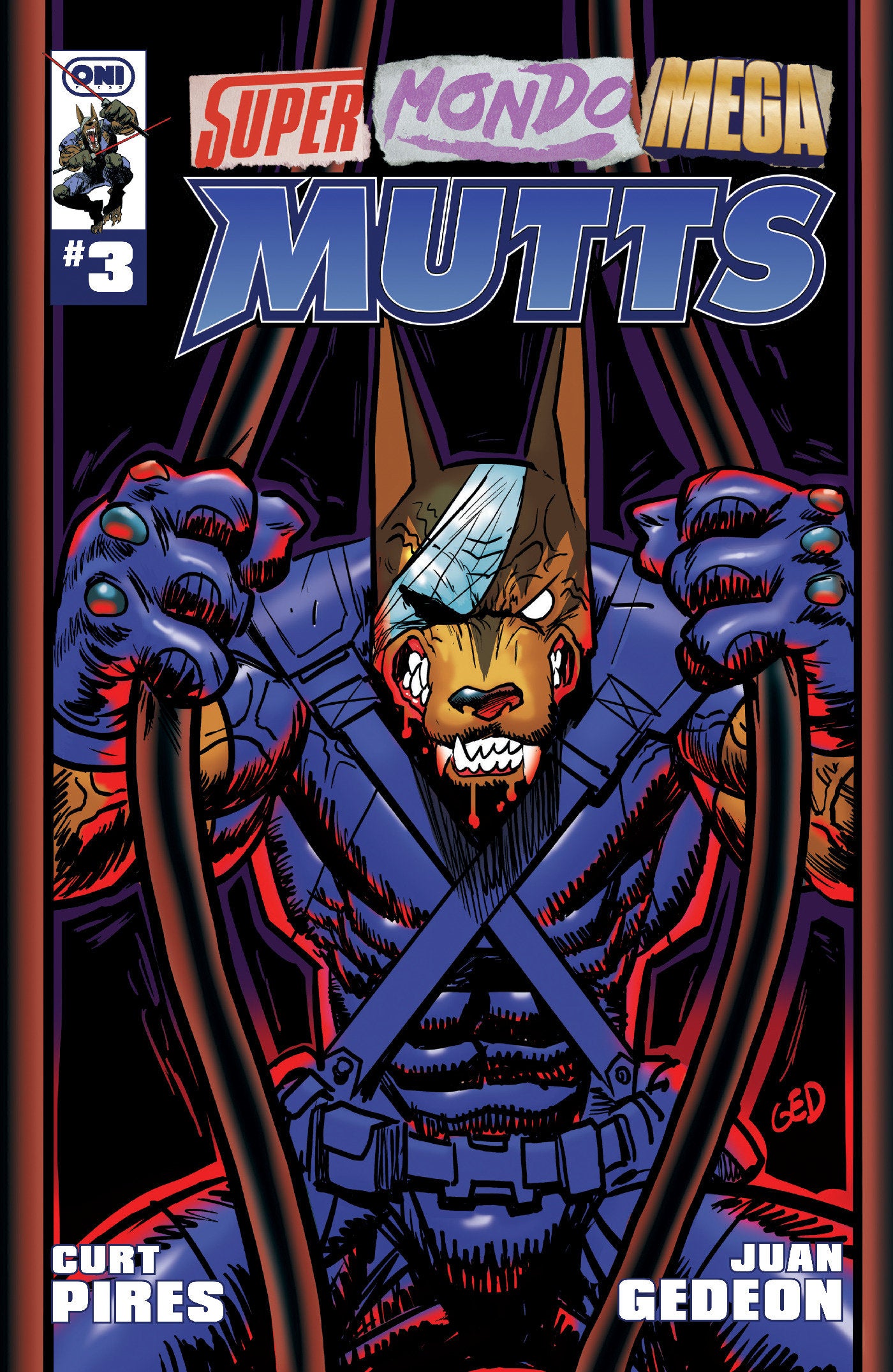 SUPER MONDO MEGA MUTTS #3 CVR A JUAN GEDEON