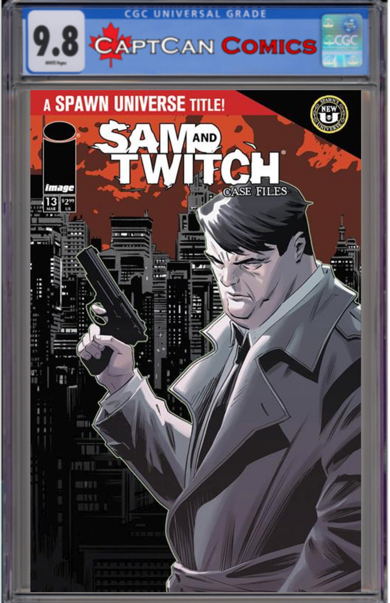 SPAWN SAM AND TWITCH CASE FILES #13 CVR A MARCO FAILLA CONNECTING SAM CVR