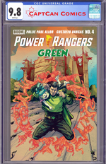 POWER RANGERS GREEN #4 B VARIANT (DRESSED, VARGAS) thumbnail