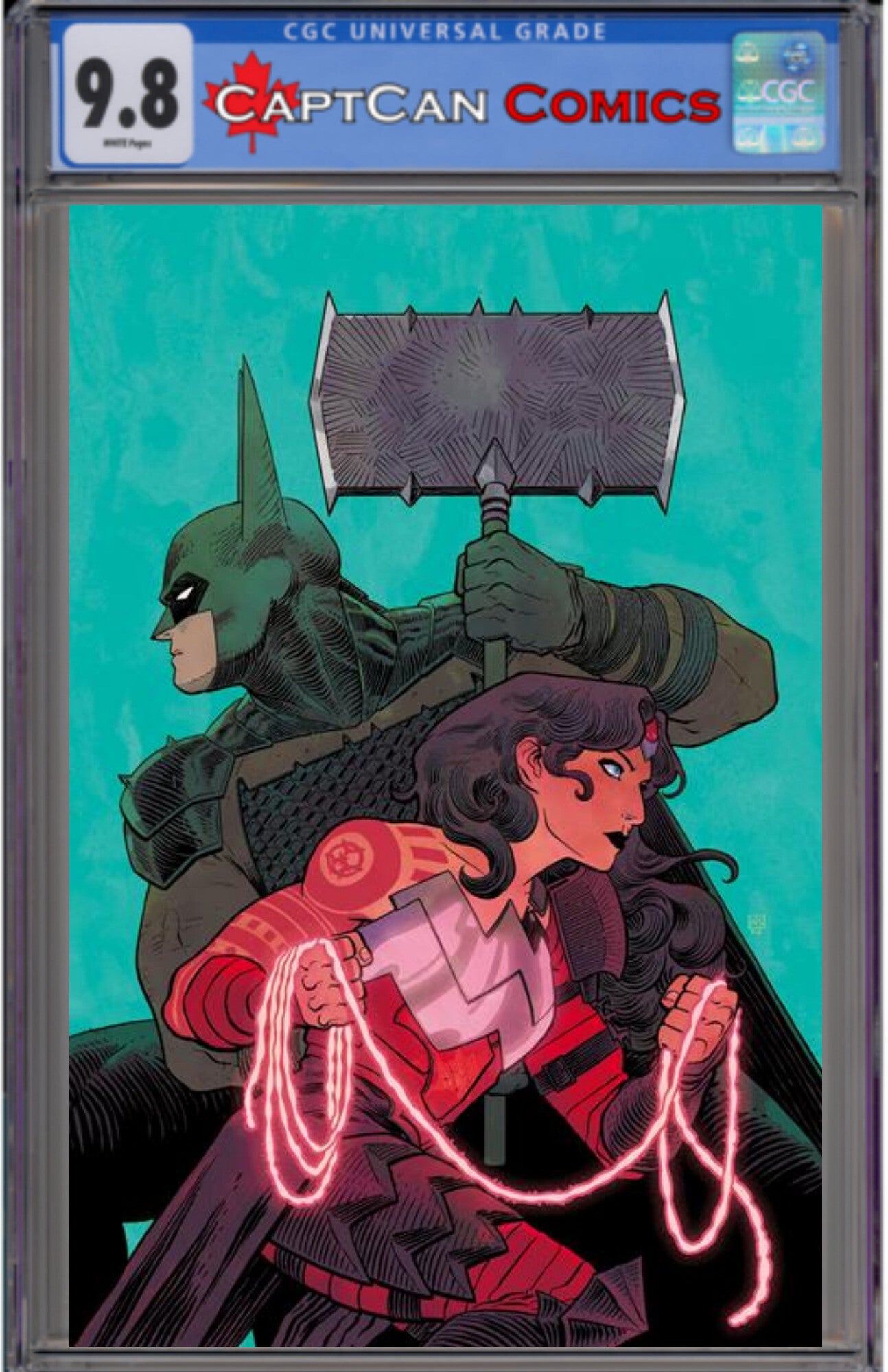 ABSOLUTE WONDER WOMAN #15 Second Printing Cvr B Hayden Sherman Foil Var