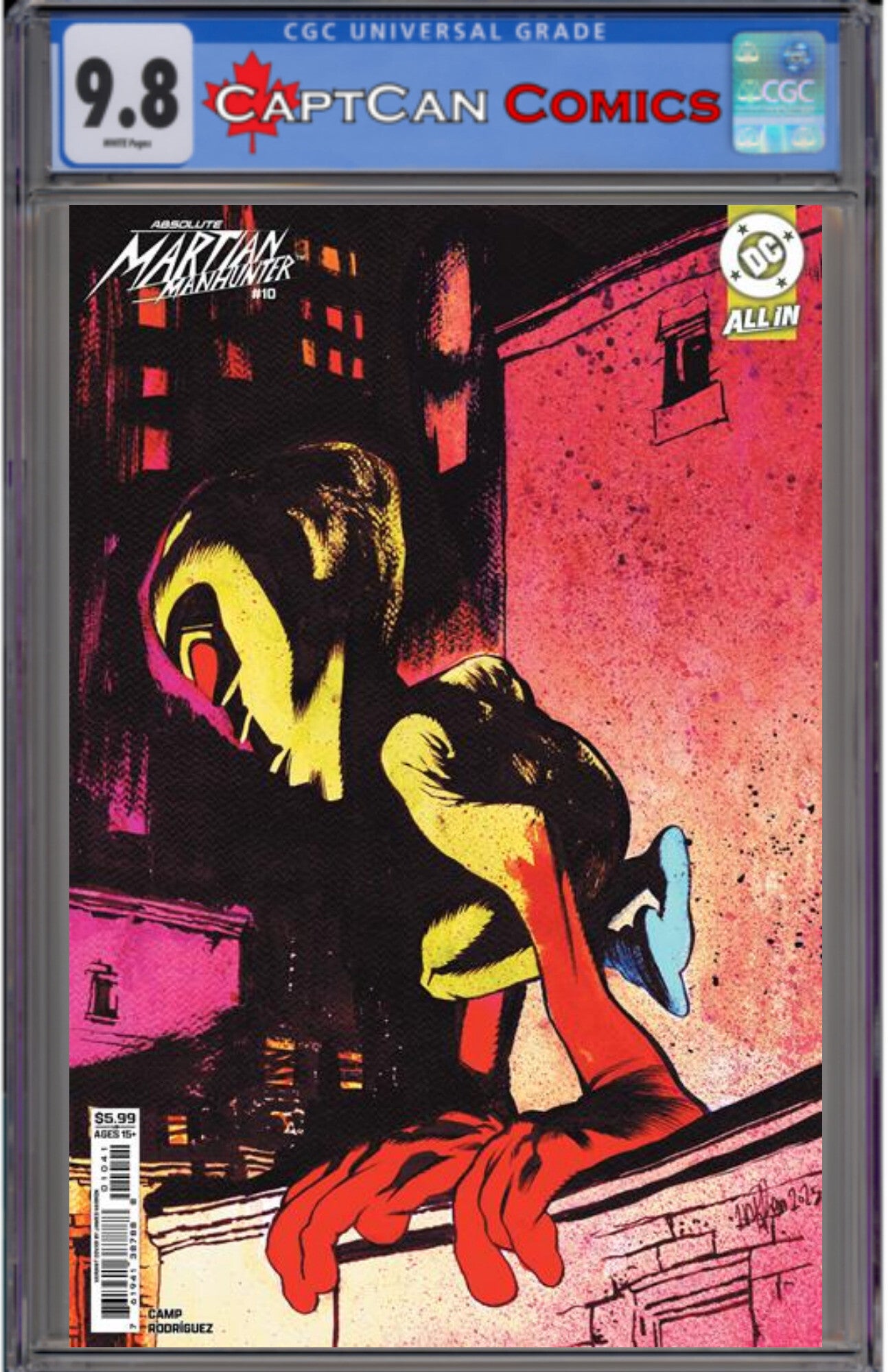 ABSOLUTE MARTIAN MANHUNTER #10 CVR D JAMES HARREN CARD STOCK VAR