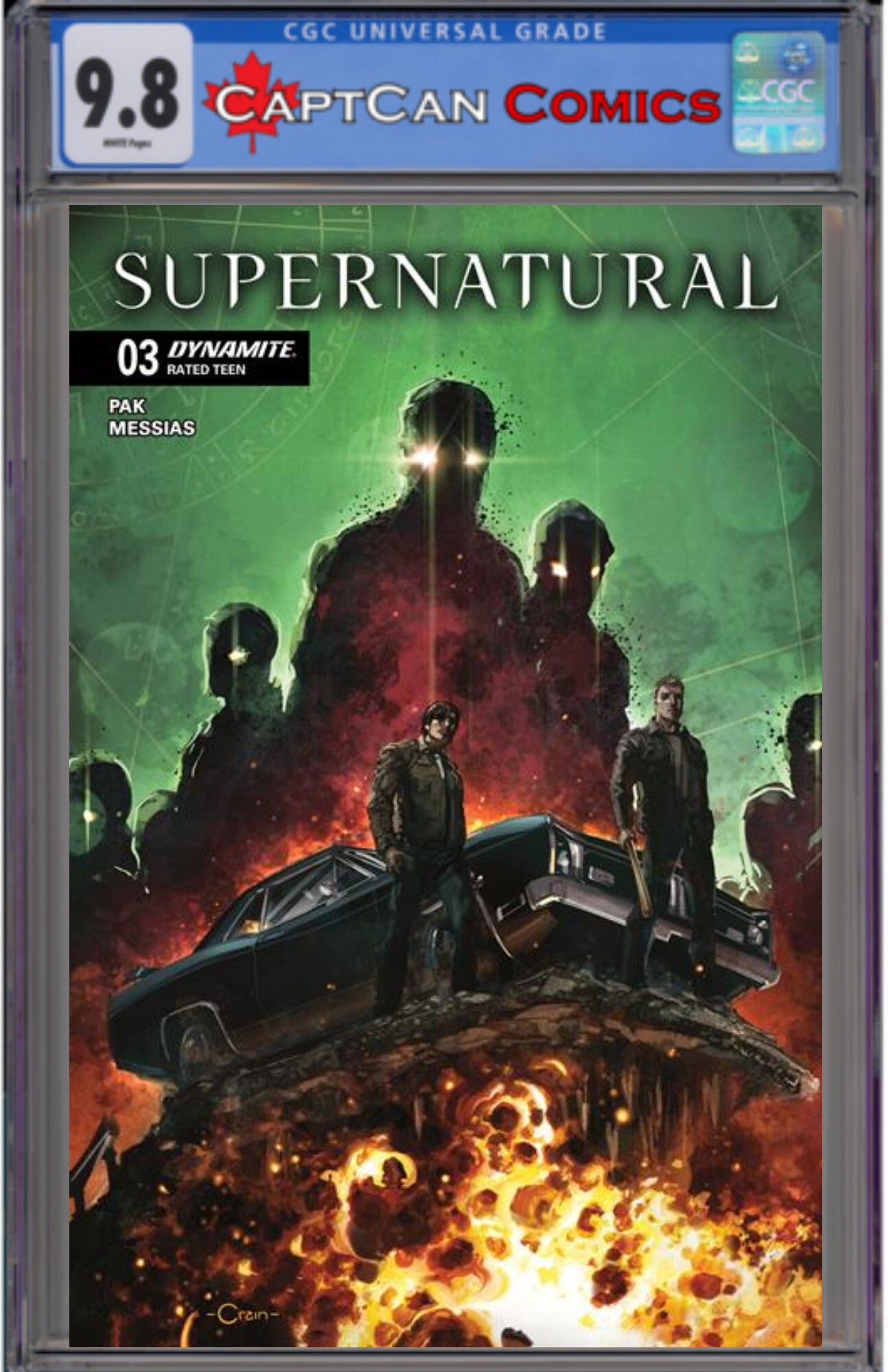 SUPERNATURAL #3 CVR A CLAYTON CRAIN
