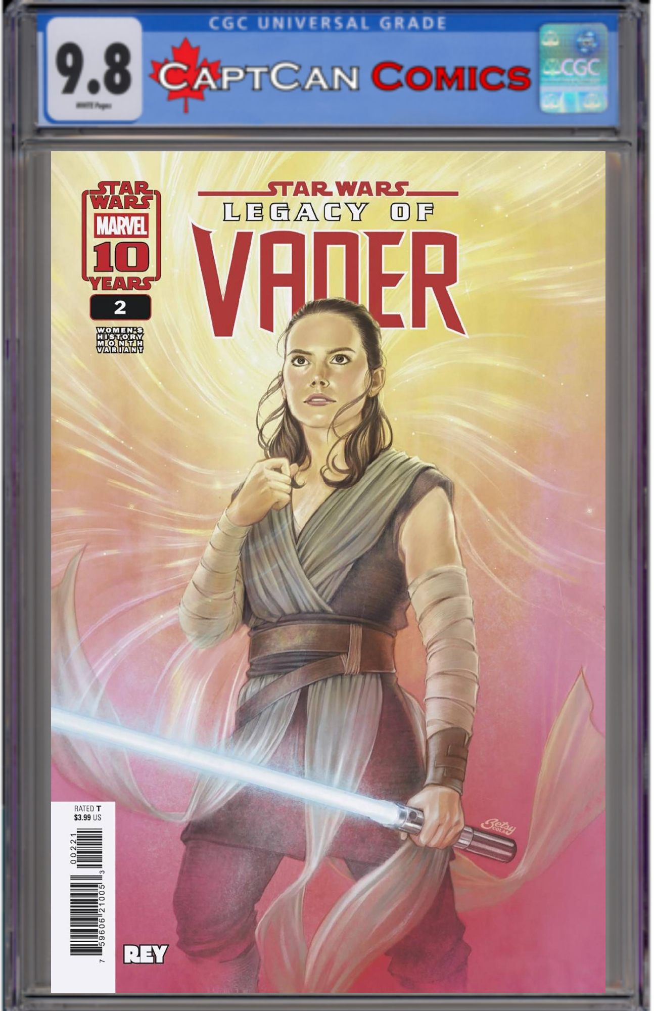 STAR WARS LEGACY OF VADER #2 COLA WOMENS HISTORY MONTH VAR