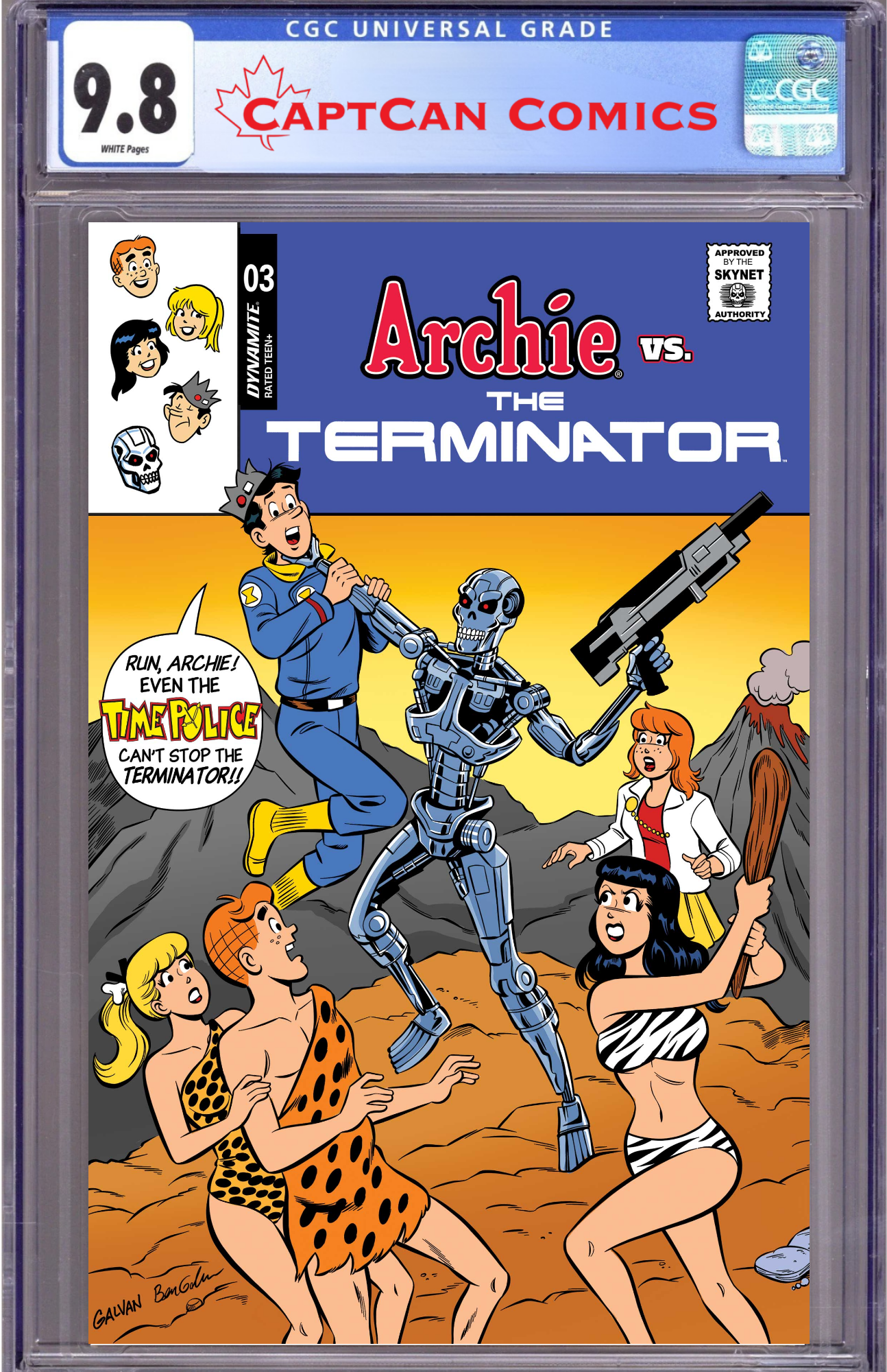 ARCHIE VS THE TERMINATOR #3 CVR D BILL GALVAN VAR
