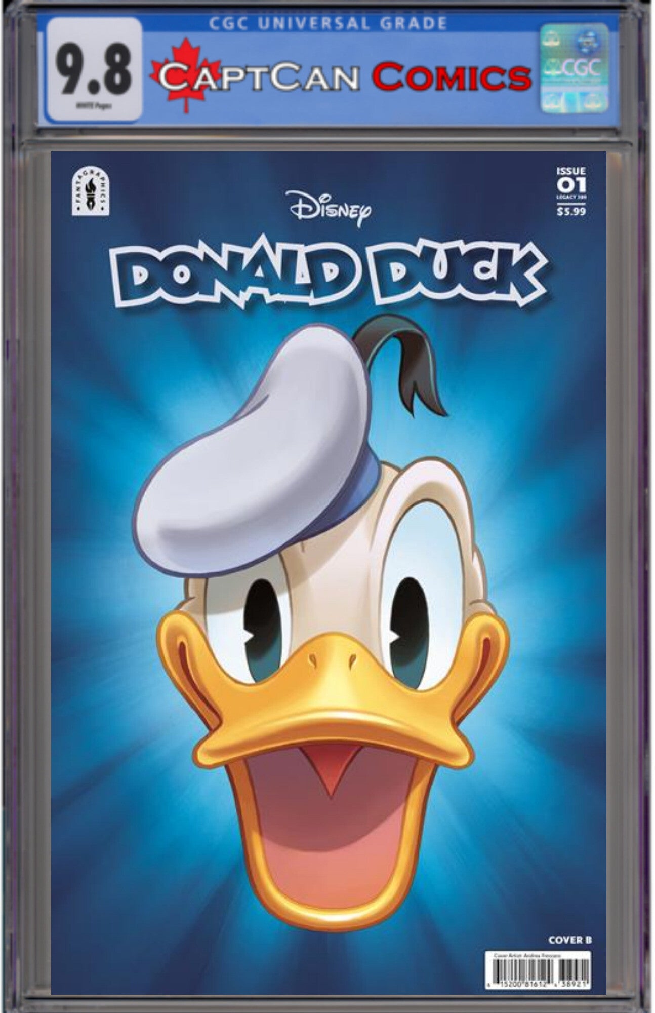 DONALD DUCK LEGACY #389 THE GOLDEN PINEAPPLE CVR B ANDREA FRECCERO VAR