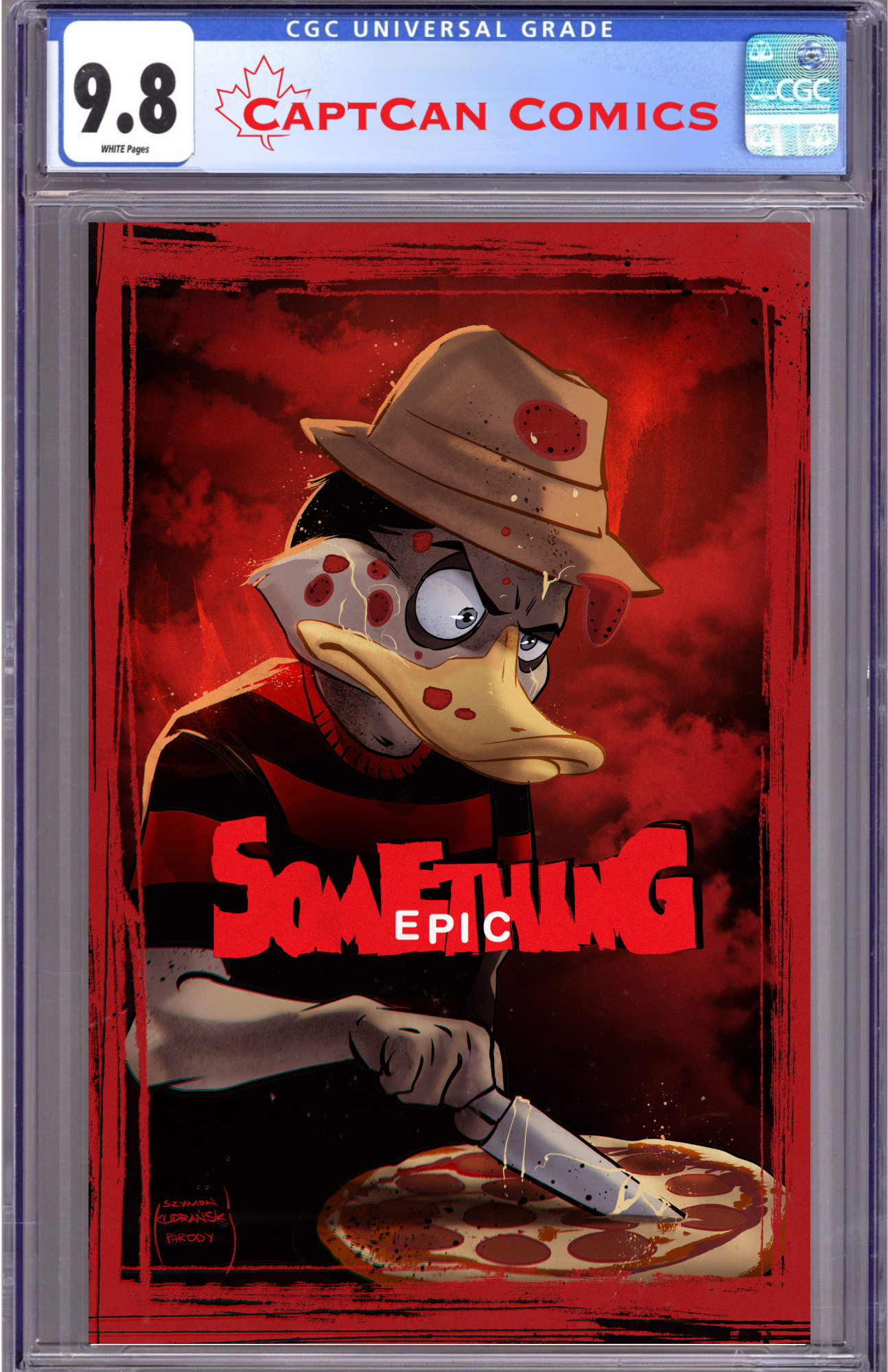 SOMETHING EPIC #14 CVR B SZYMON KUDRANSKI NIGHTMARE ON ELM STREET HOMAGE VAR