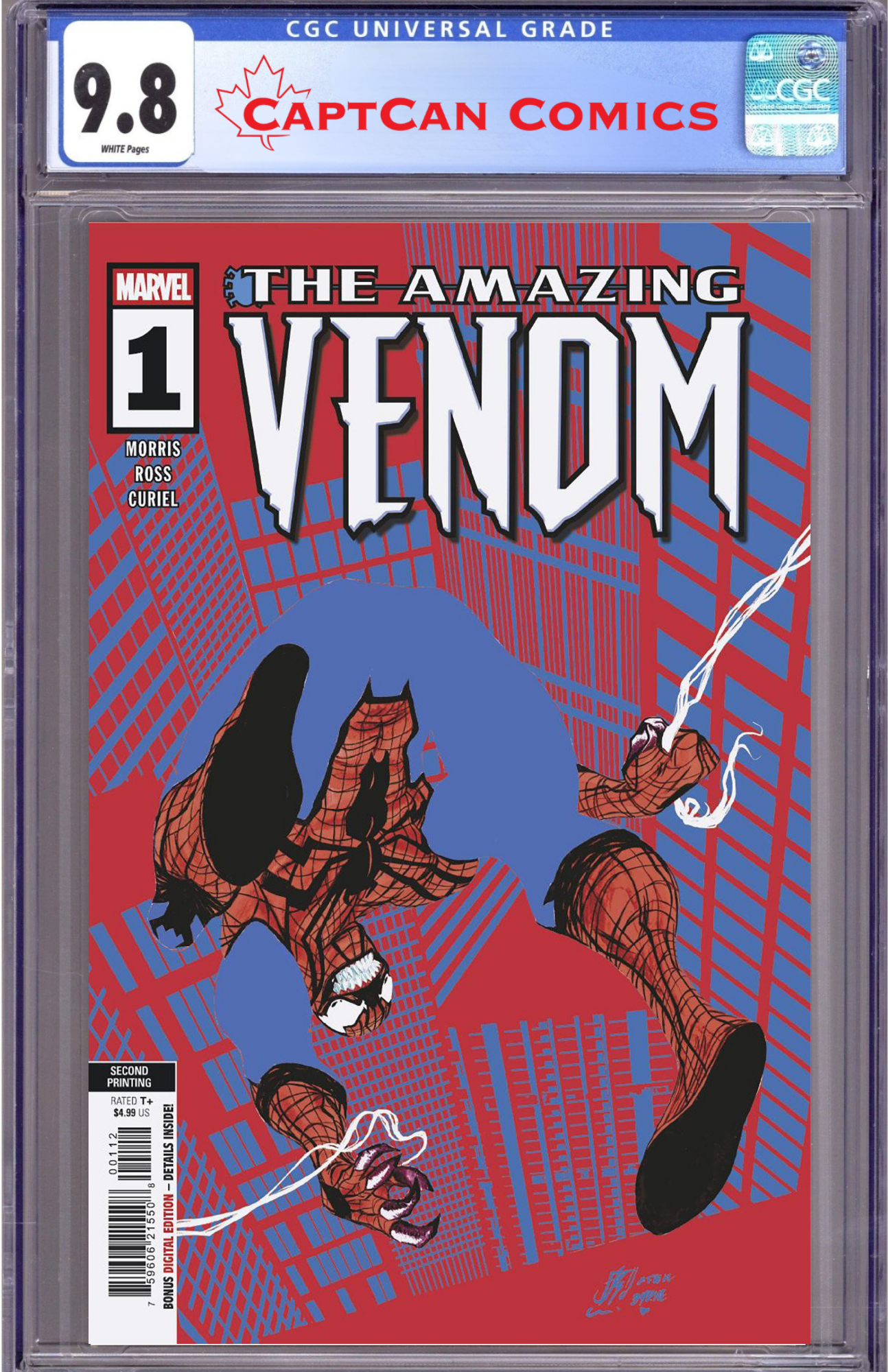 THE AMAZING VENOM #1 STEFANO CASELLI 2ND PRINTING VARIANT