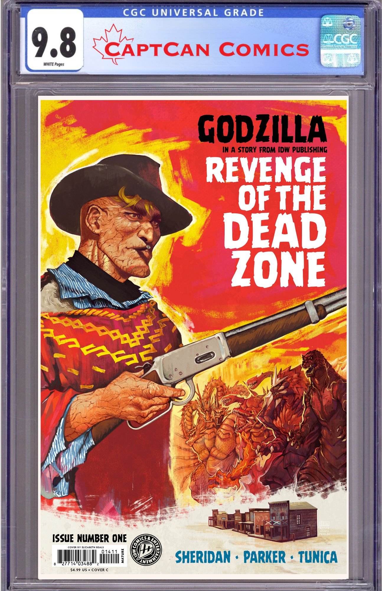 GODZILLA: REVENGE OF THE DEADZONE [KAI-SEI ERA] #1 VARIANT C (BEALS MOVIE HOMAGE COVER)