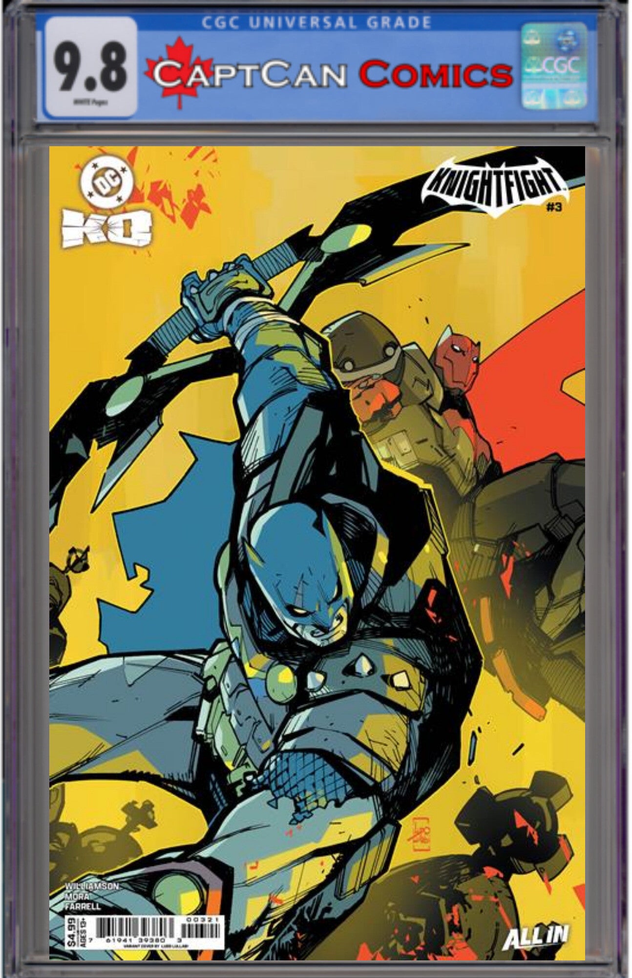 DC K.O. KNIGHTFIGHT #3 (OF 4) CVR B LUDO LULLABI CARD STOCK VAR