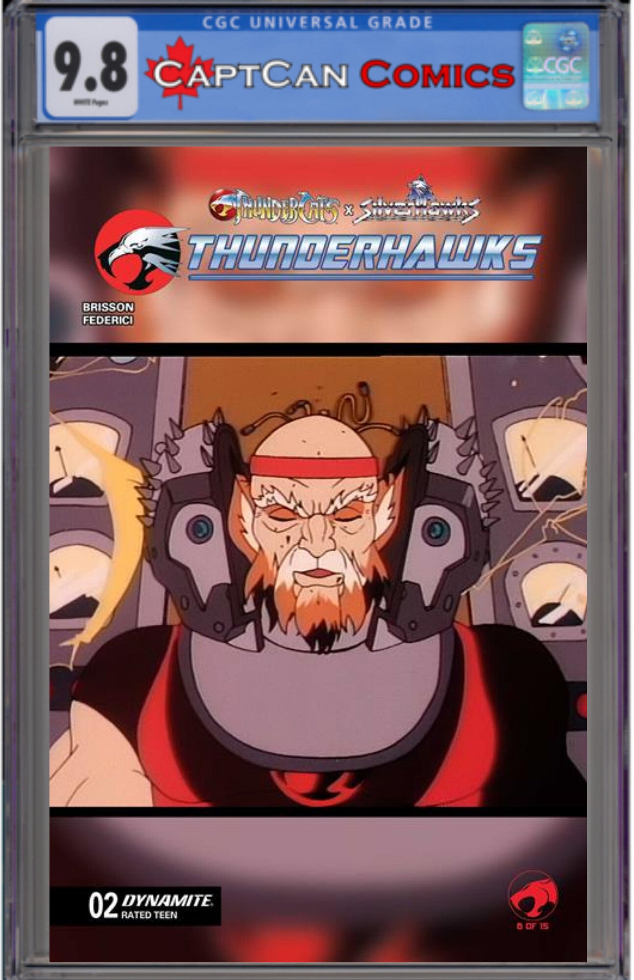 THUNDERCATS X SILVERHAWKS THUNDERHAWKS #2 CVR E ANIMATION ART VAR