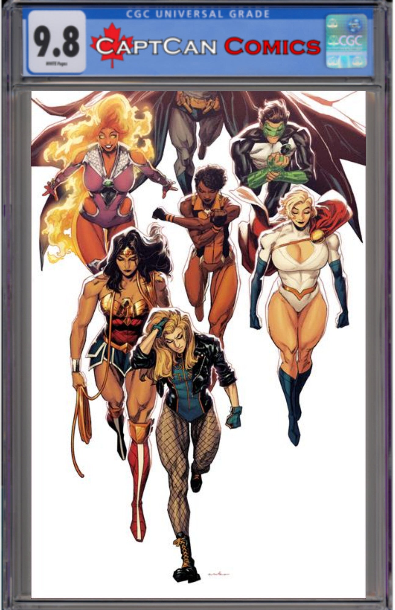 JUSTICE LEAGUE UNLIMITED #15 CVR D KRIS ANKA CARD STOCK VAR (DC K.O.)