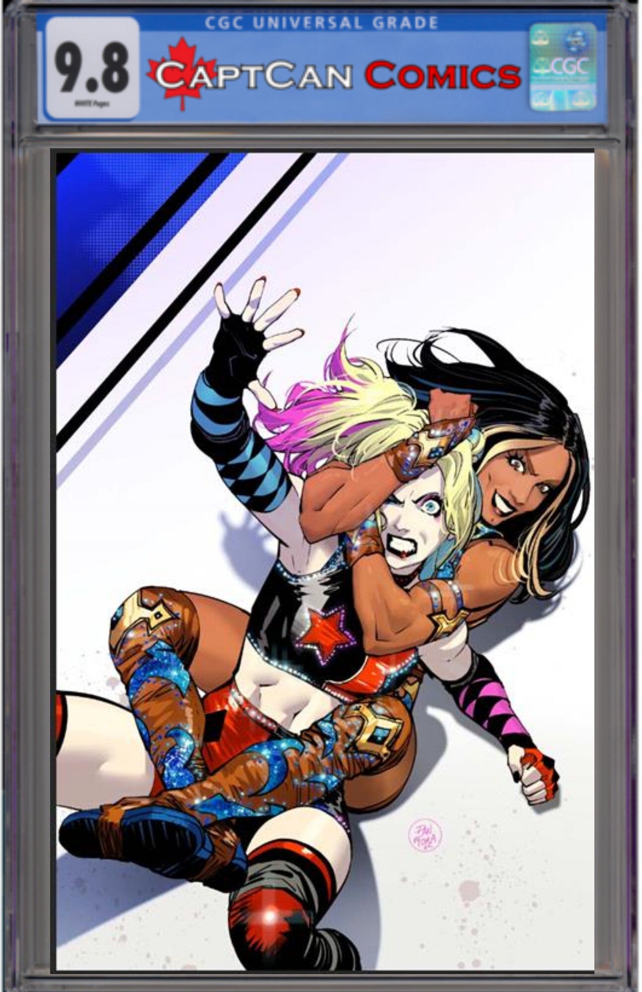 DC K.O. #4 (OF 5) CVR I DAN MORA DC AEW CAMEO CARD STOCK VAR