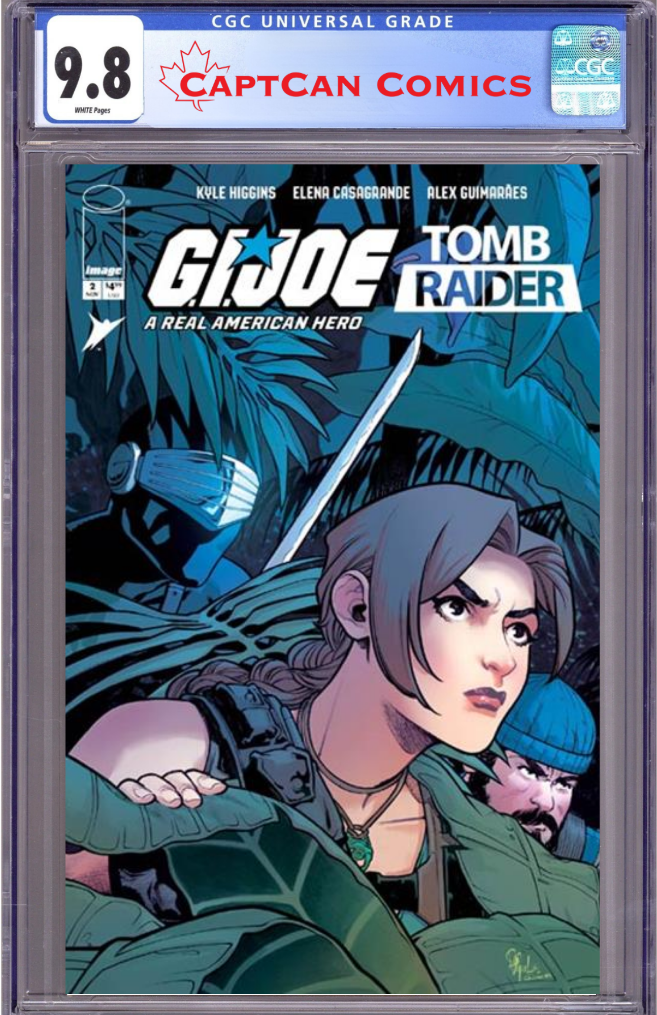 GI JOE A REAL AMERICAN HERO TOMB RAIDER #2 (OF 5) CVR A ELENA CASAGRANDE & ALEX GUIMARAES