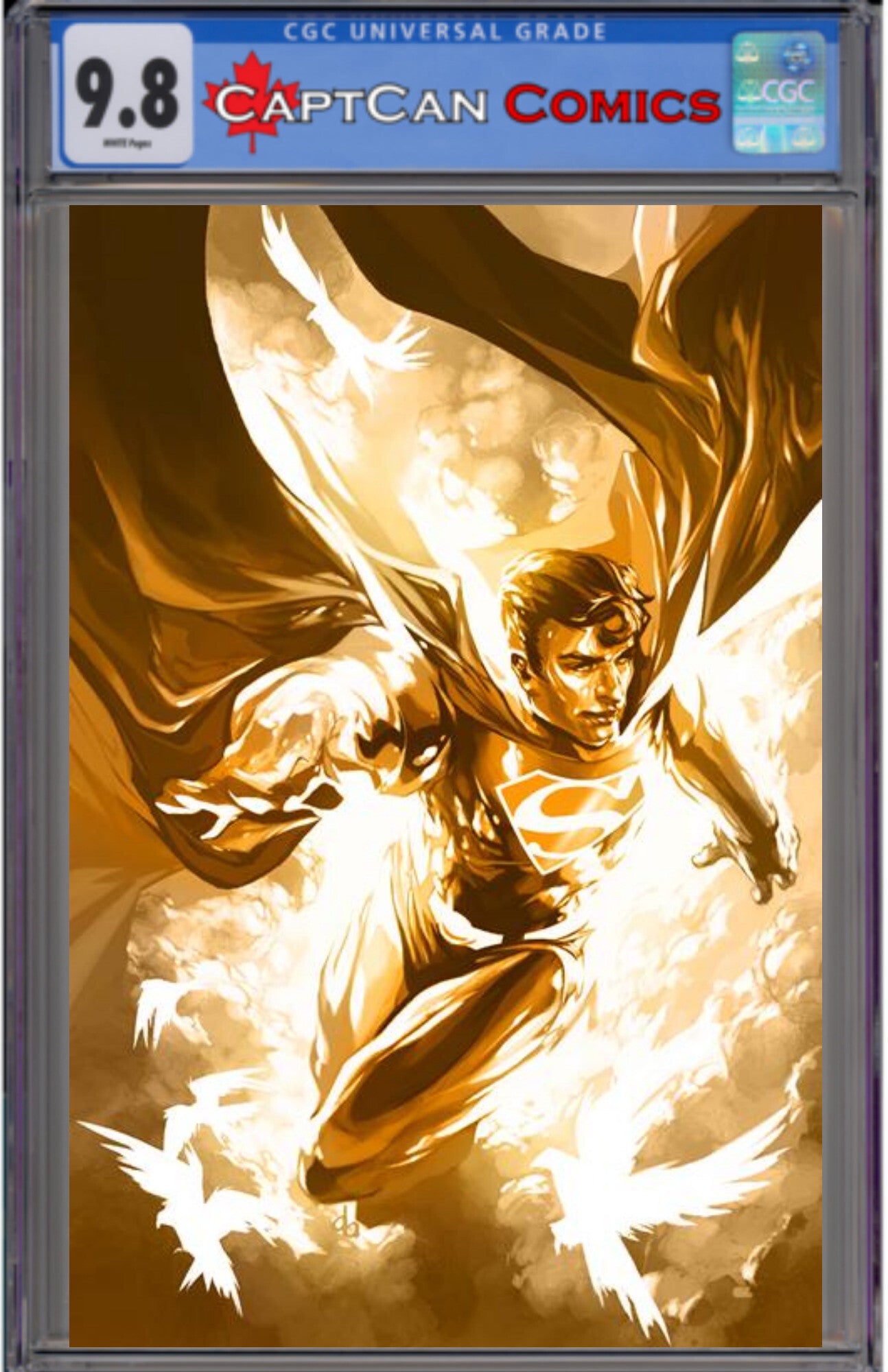 SUPERMAN UNLIMITED #10 CVR C DON AGUILLO CARD STOCK VAR