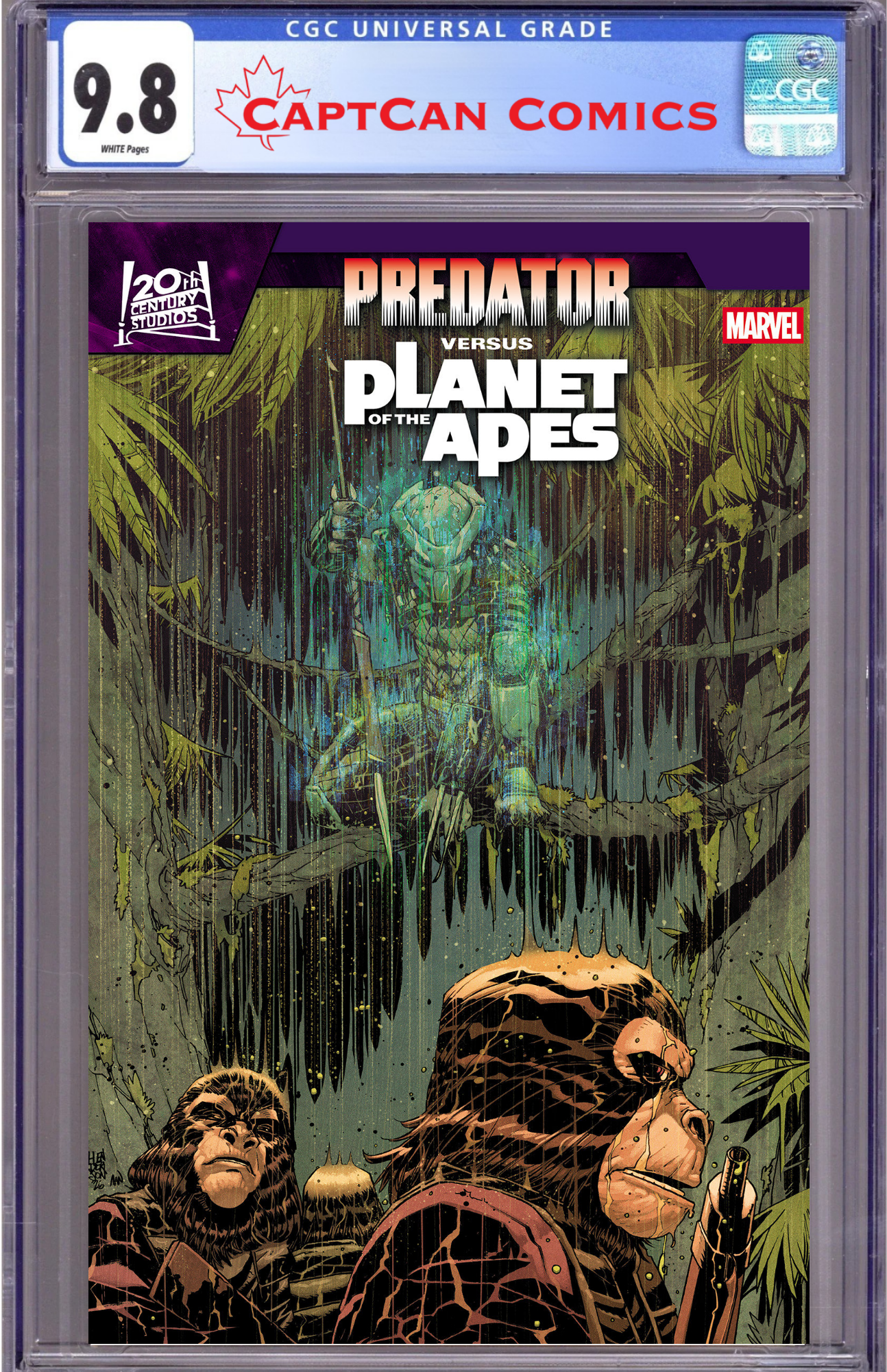 PREDATOR VS. THE PLANET OF THE APES #2 MIKE HENDERSON VARIANT