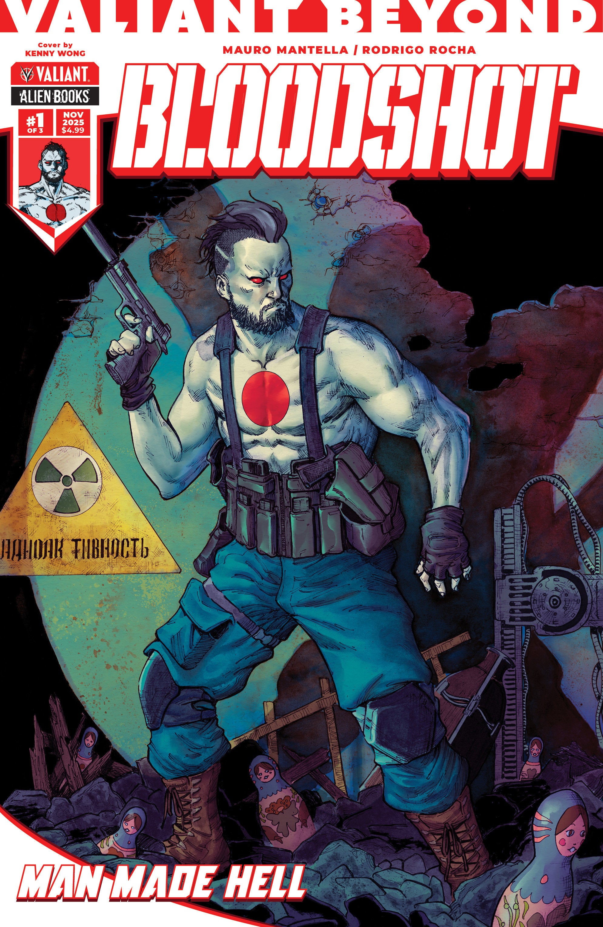 VALIANT BEYOND: BLOODSHOT #4--MAN MADE HELL #1 COVER A (WONG)