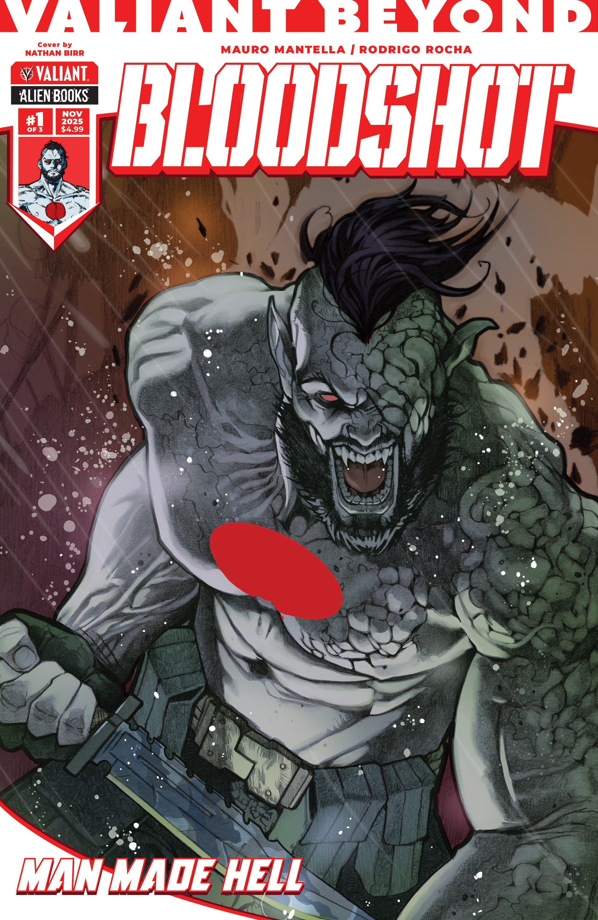 VALIANT BEYOND: BLOODSHOT #4--MAN MADE HELL #1 VARIANT C (BIRR)