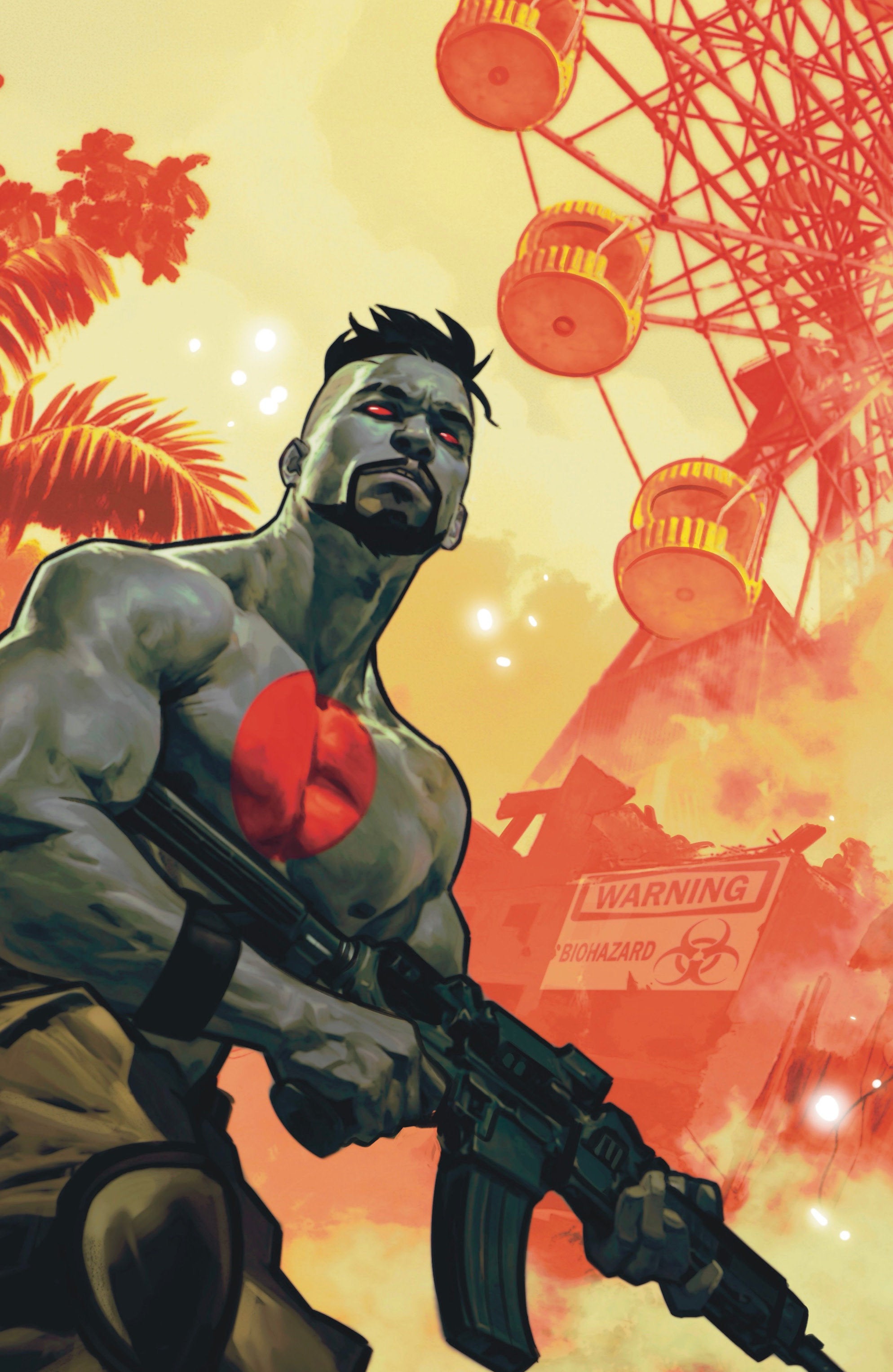 VALIANT BEYOND: BLOODSHOT #4--MAN MADE HELL #1 VARIANT E (TOMASELLI FULL ART)