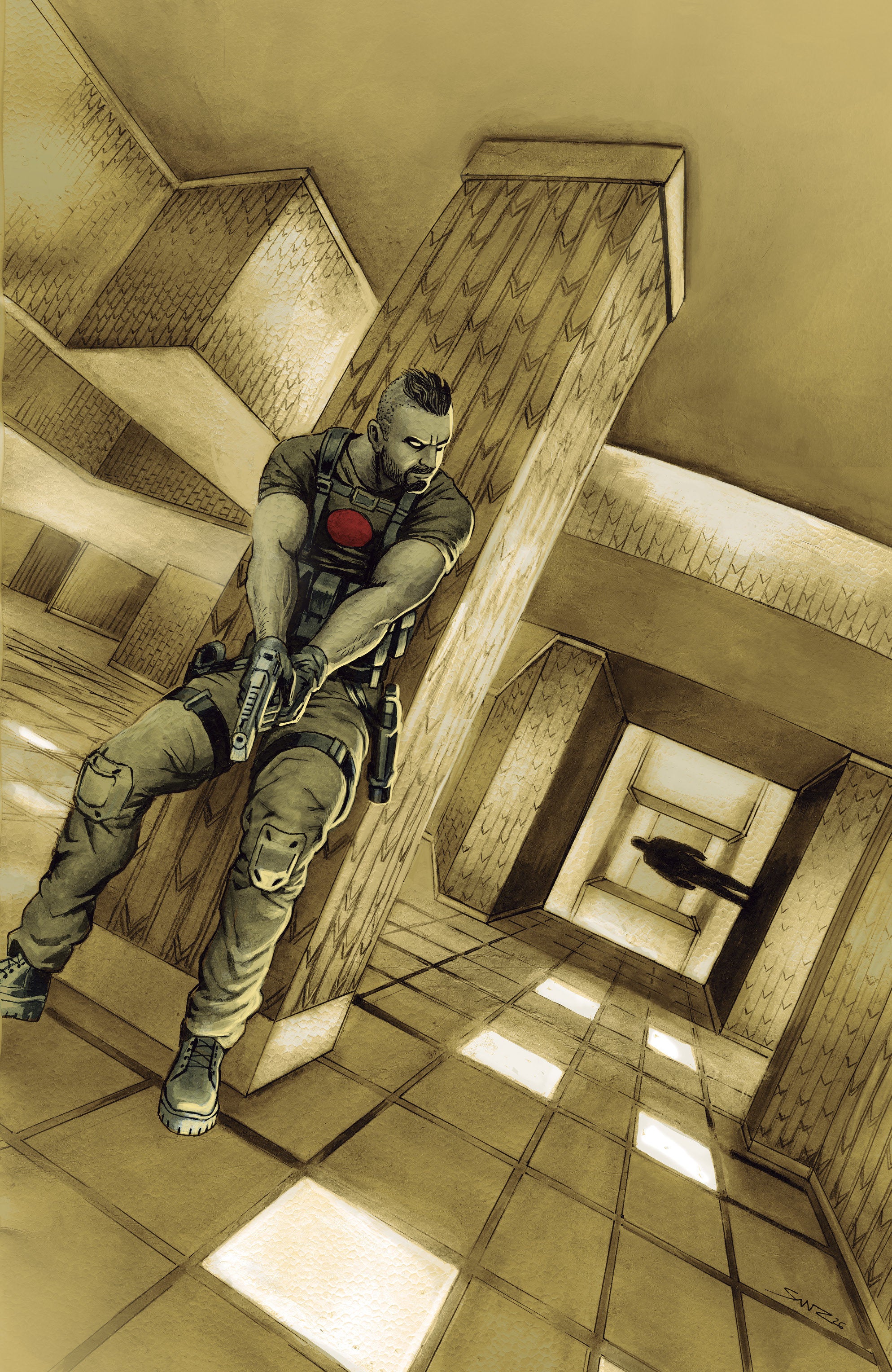 VALIANT BEYOND: BLOODSHOT #8--TOY SOLDIERS #2 FINALE VARIANT C (SANZ FULL ART)