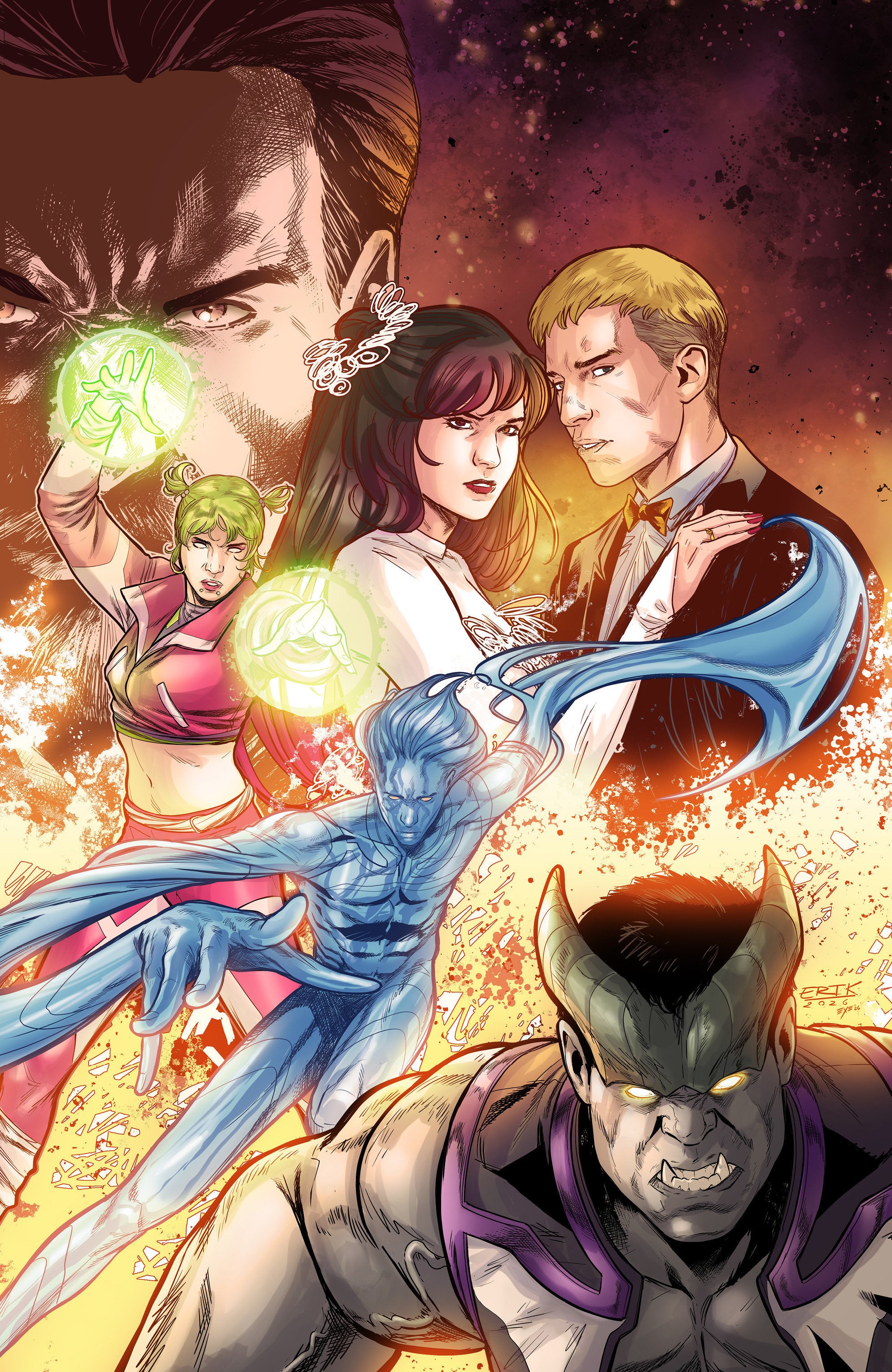 VALIANT BEYOND: ALL-NEW HARBINGER FINALE--THE WEDDING VARIANT C (TAMAYO FULL ART)