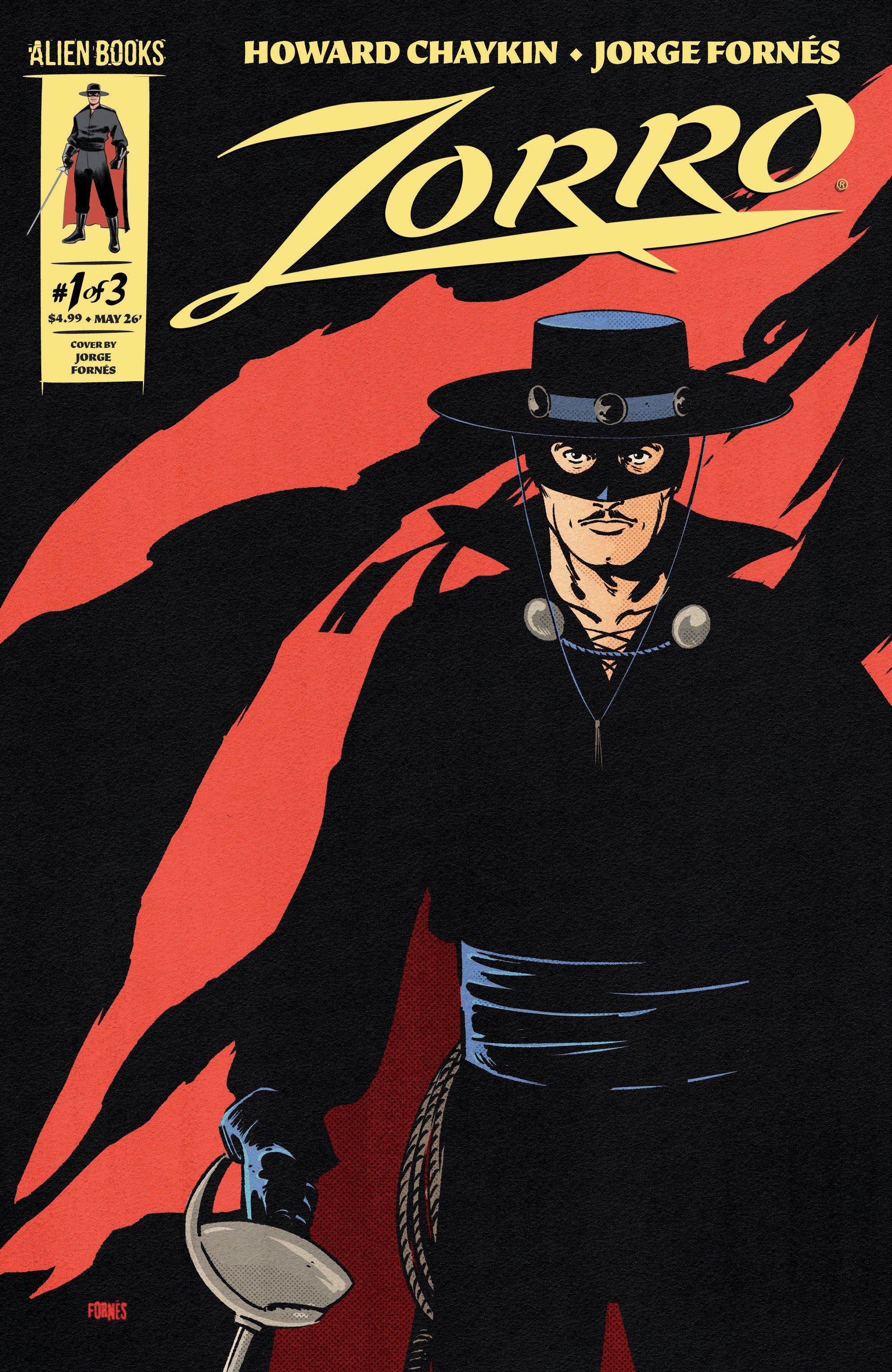 ZORRO #1 COVER A (FORNÉS)