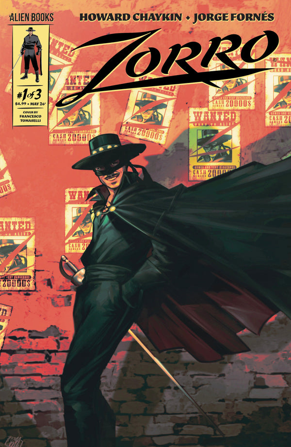 ZORRO #1 VARIANT B (TOMASELLI)