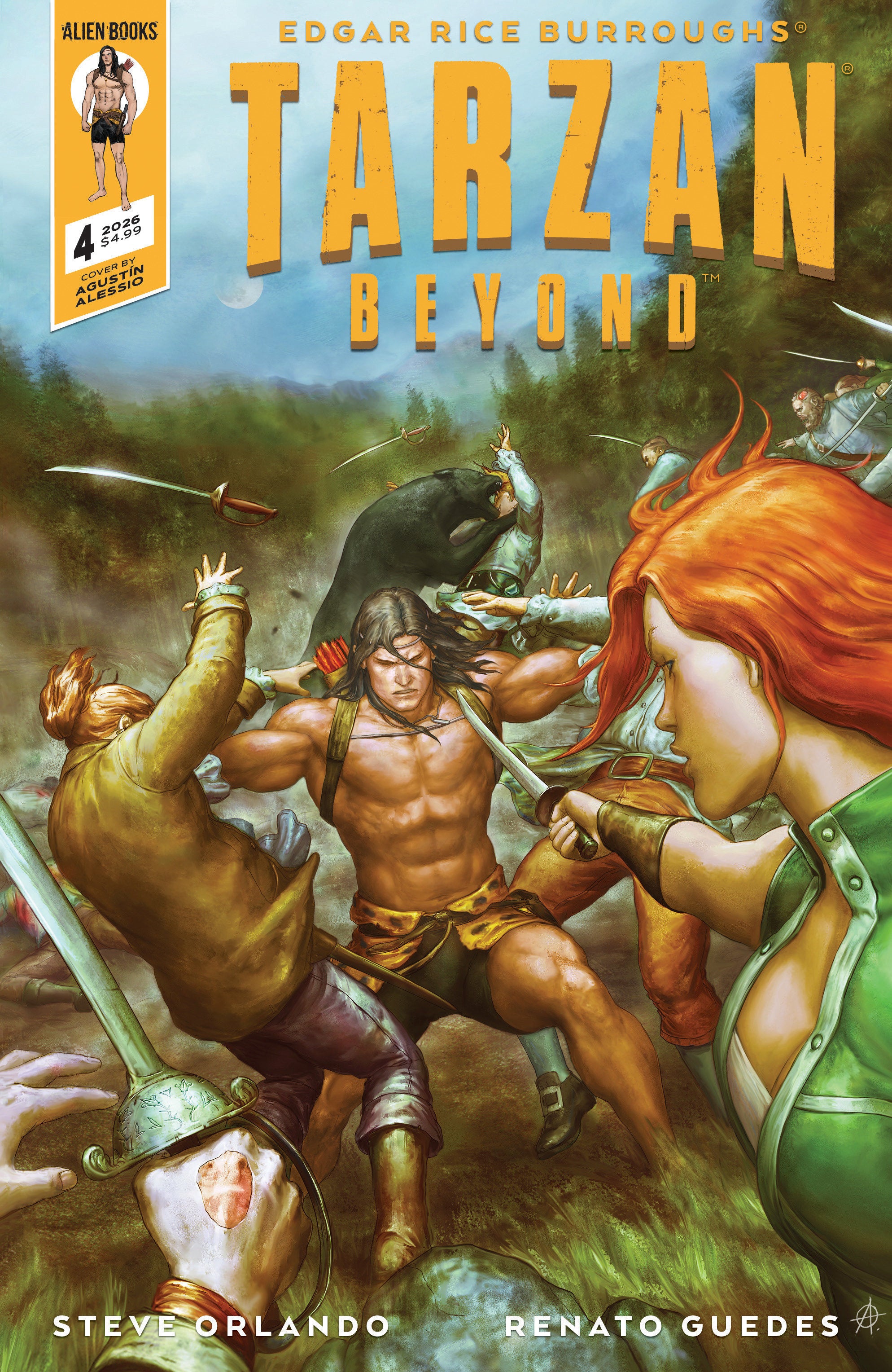TARZAN BEYOND #4 COVER A (ALESSIO)