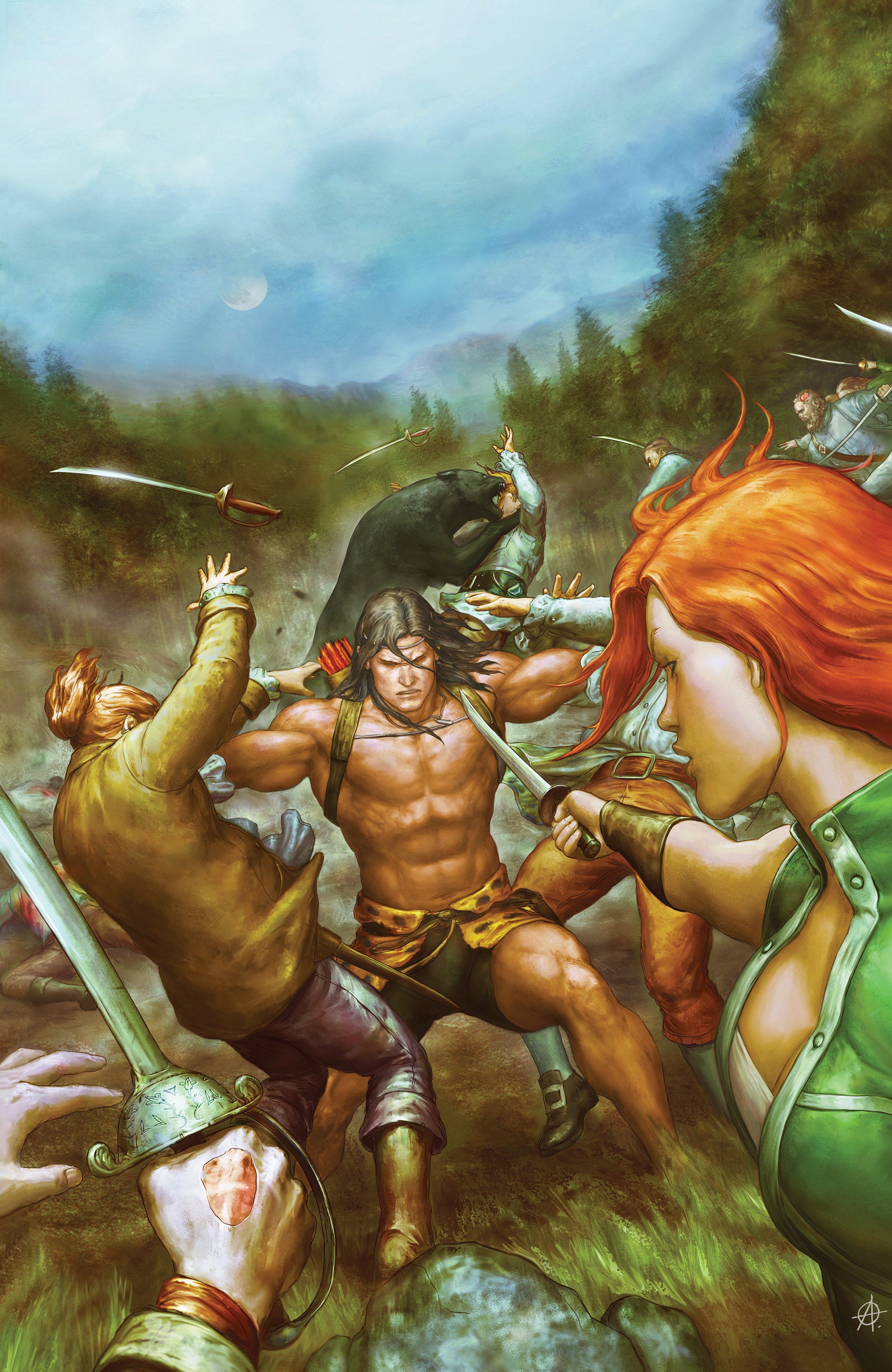 TARZAN BEYOND #4 VARIANT C (ALESSIO FULL ART)
