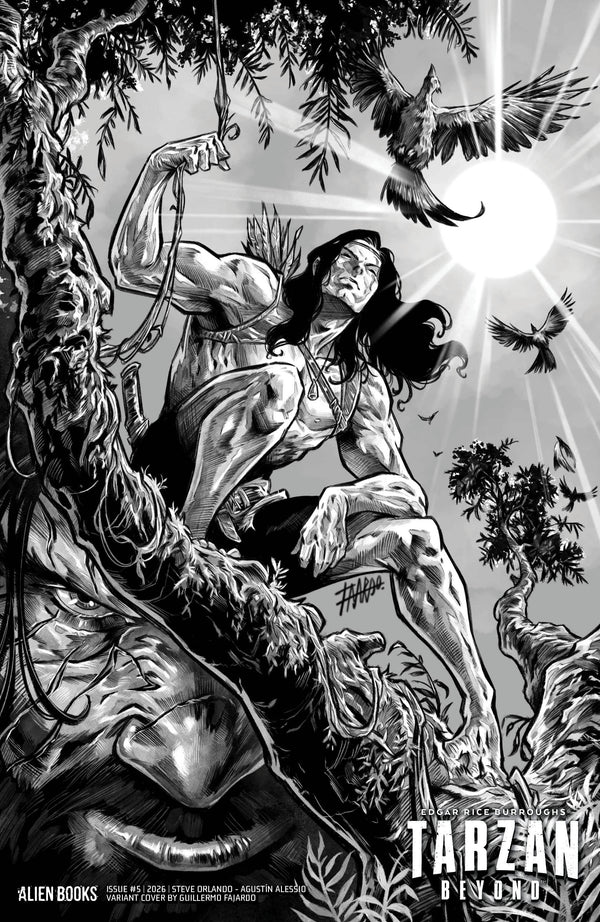 TARZAN BEYOND #5 VARIANT D (FAJARDO B&W)