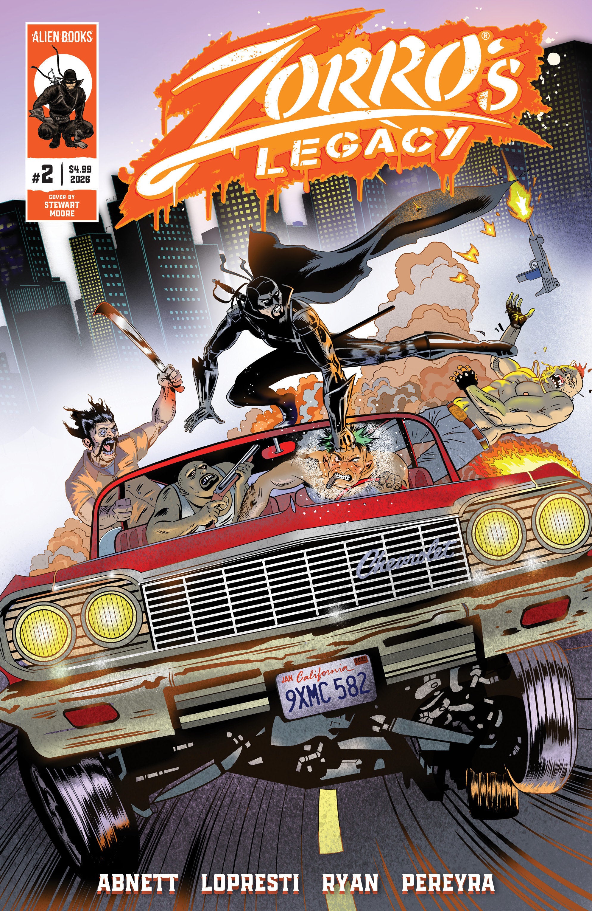 ZORRO'S LEGACY #2 VARIANT B (MOORE)
