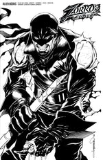 ZORRO'S LEGACY #2 VARIANT D (LOPRESTI B&W) thumbnail