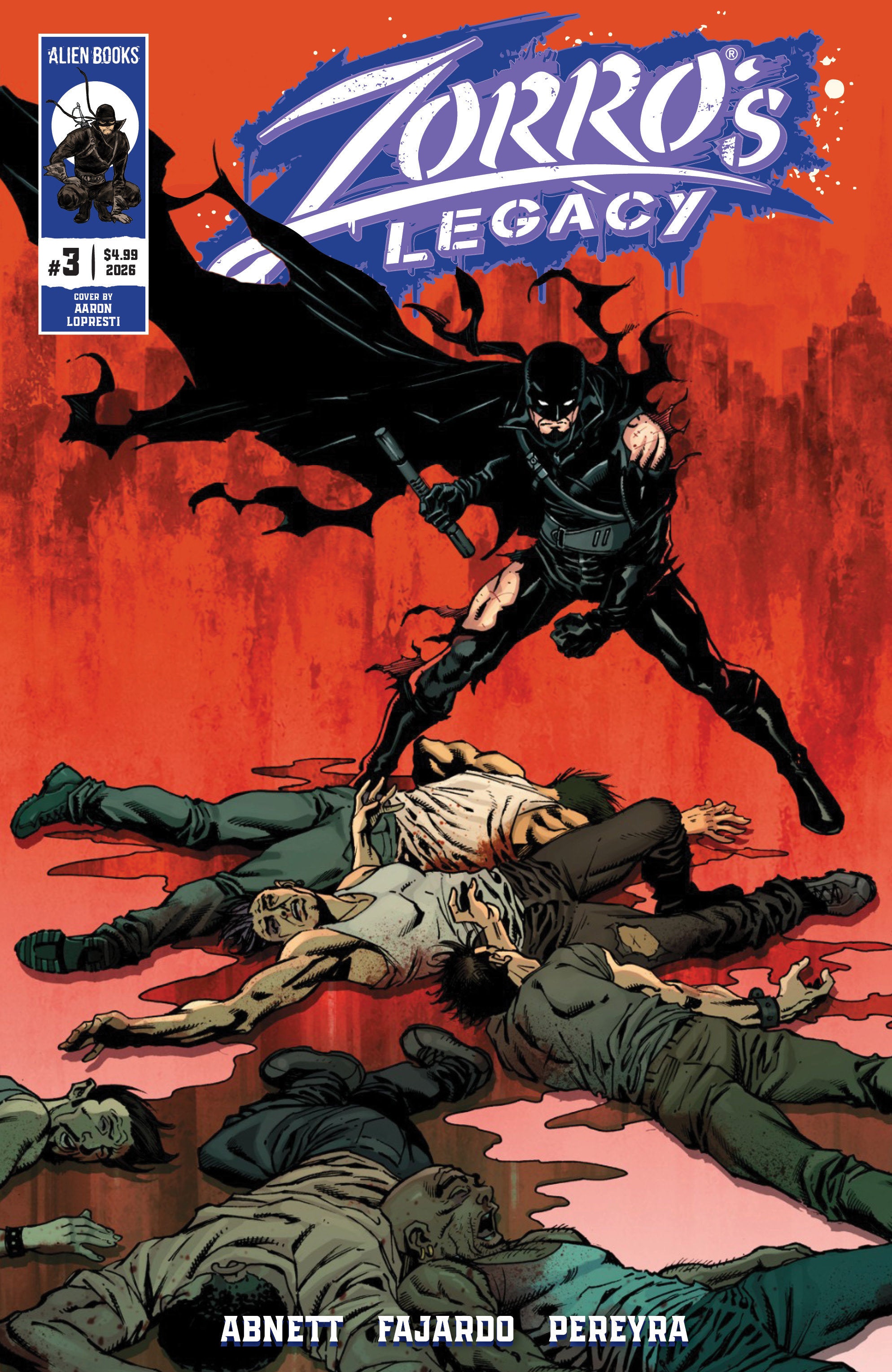 ZORRO'S LEGACY #3 COVER A (LOPRESTI)